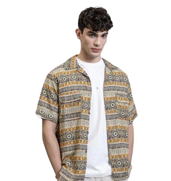 GLW210C SHIRT - L. BROWN