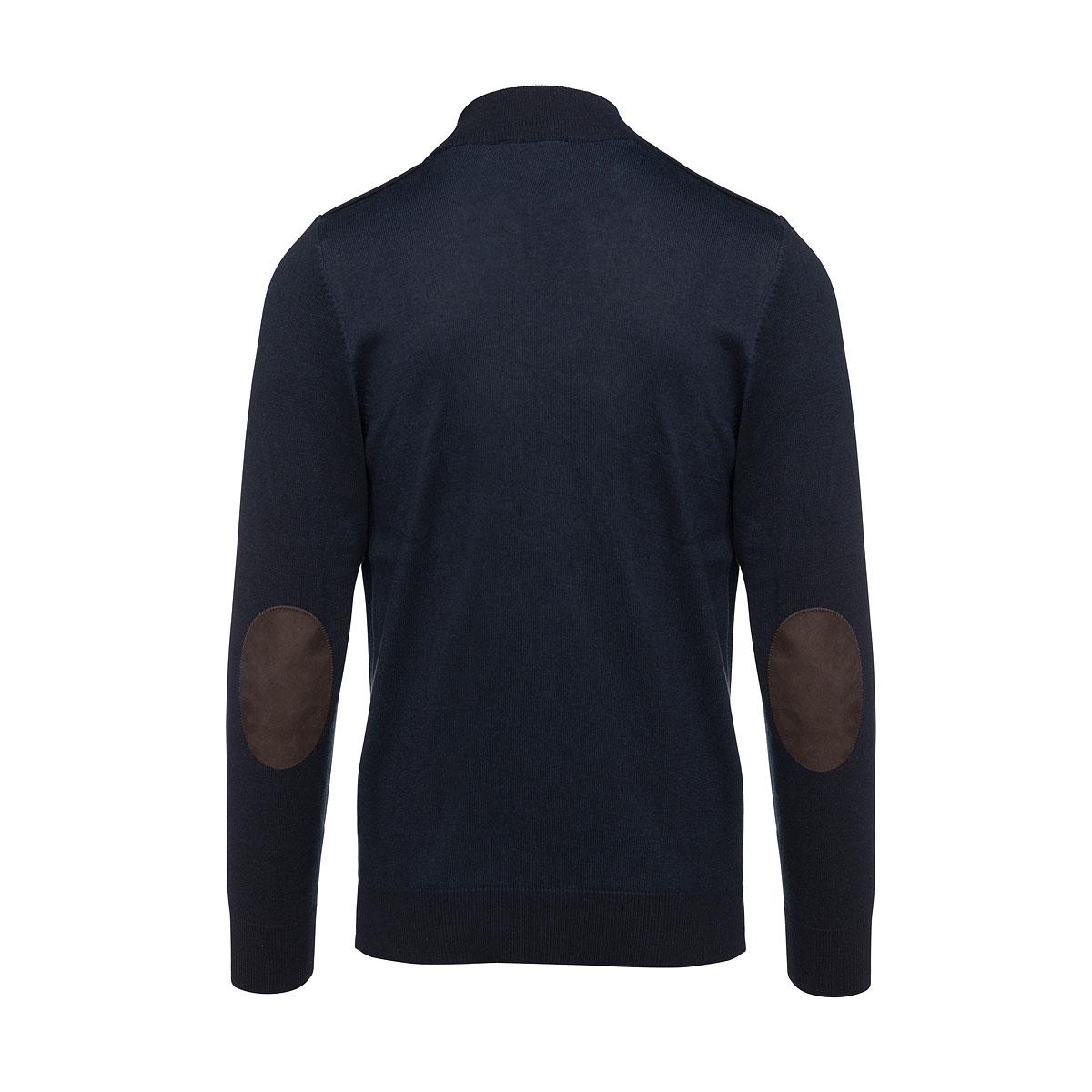 2027501 ΜΠΛΟΥΖΑ ZIP ΔΙΧΡΩΜΗ - BLUE