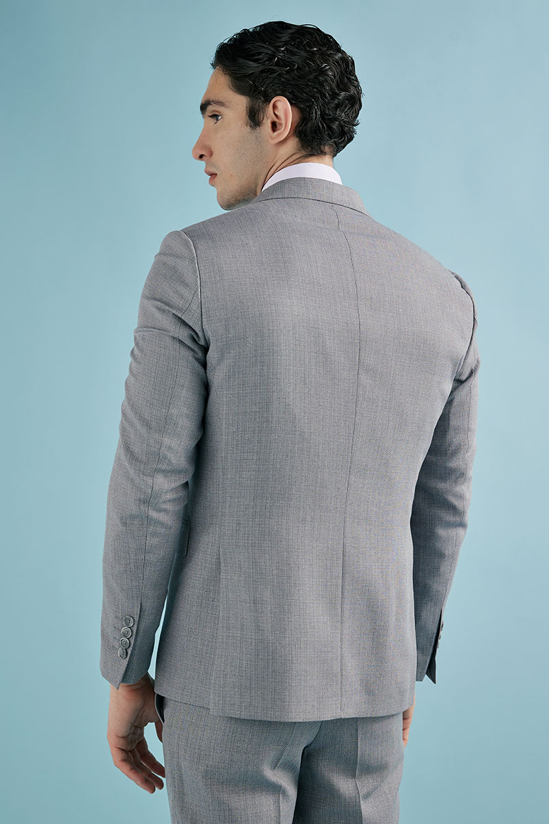 Ανδρικό Κοστούμι 20121G Slim Fit σε Γκρι Χρώμα Guy Laroche - Image 11
