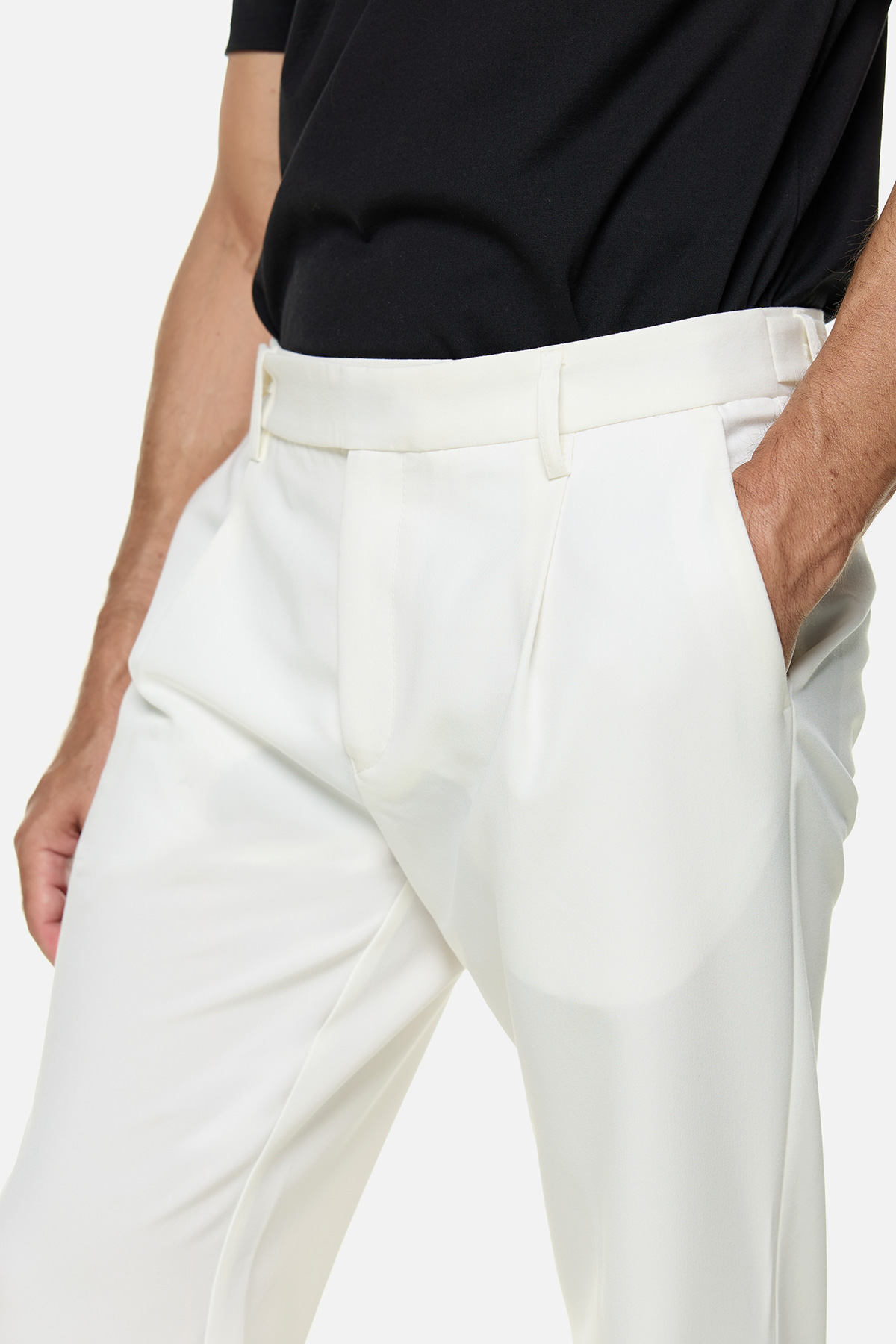 Παντελόνι G81 σε OFF WHITE Χρώμα, BZR - Image 5