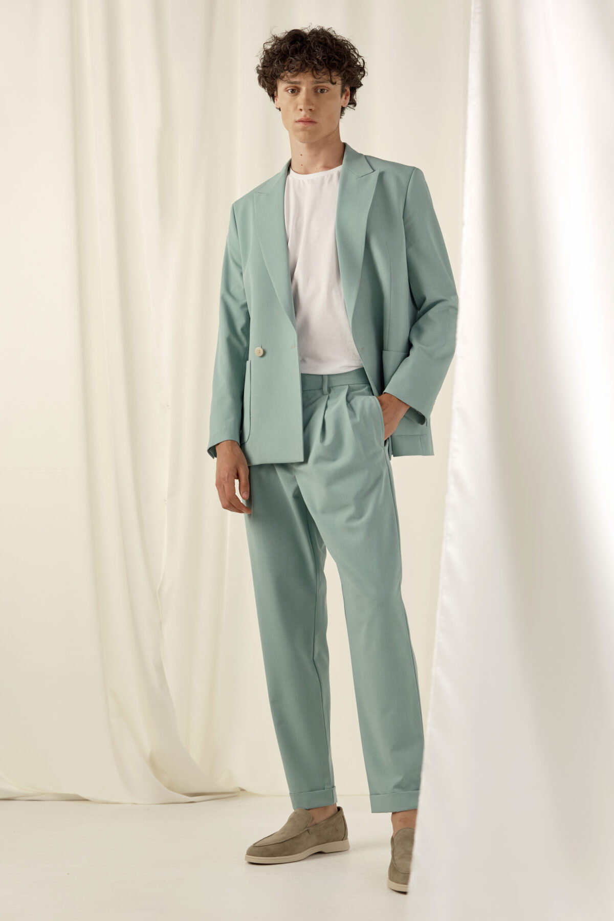 Alternative view of Σακάκι G707 σε Μέντα Χρώμα,  BZR