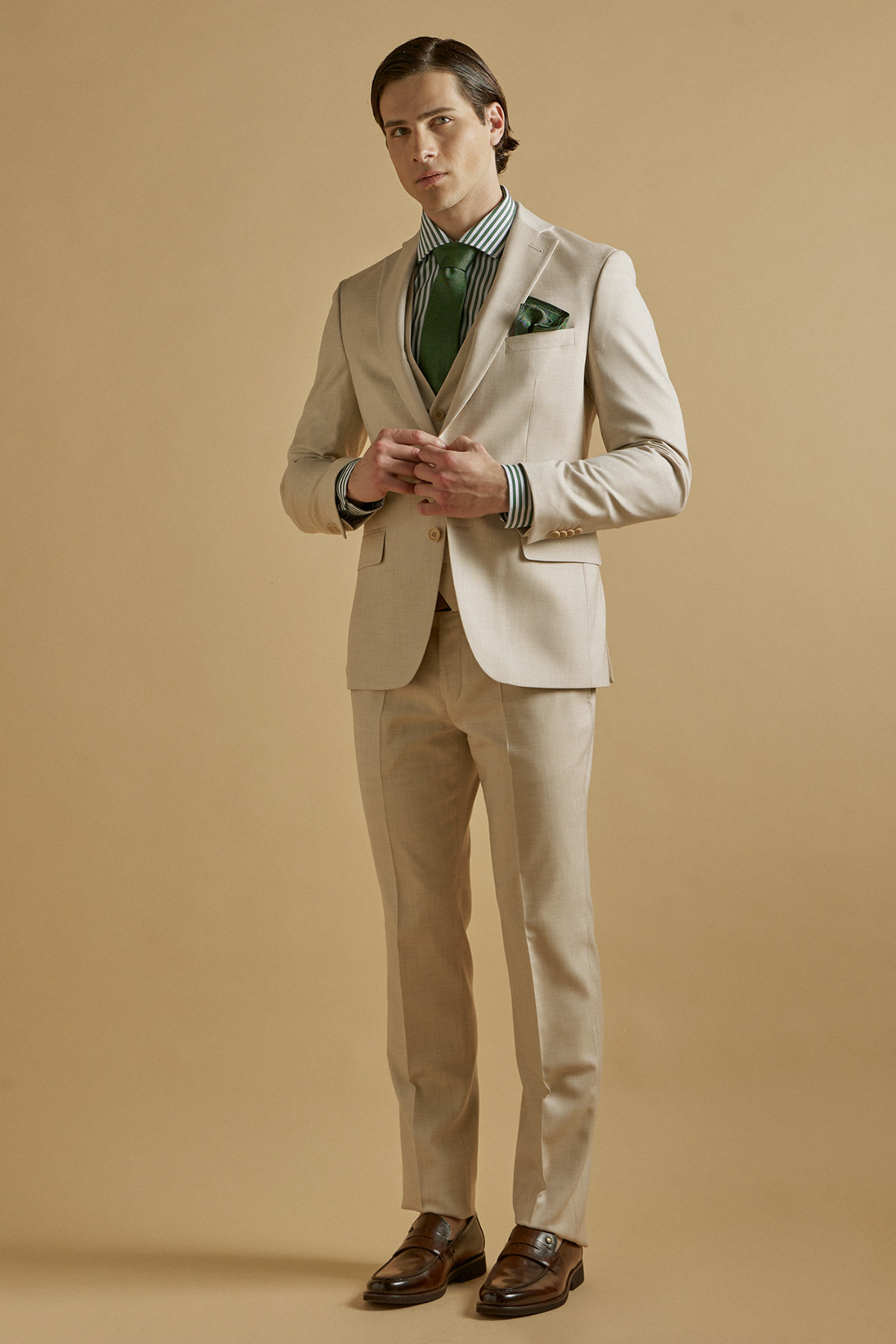 Ανδρικό κοστούμι 10121 slim fit Guy Laroche