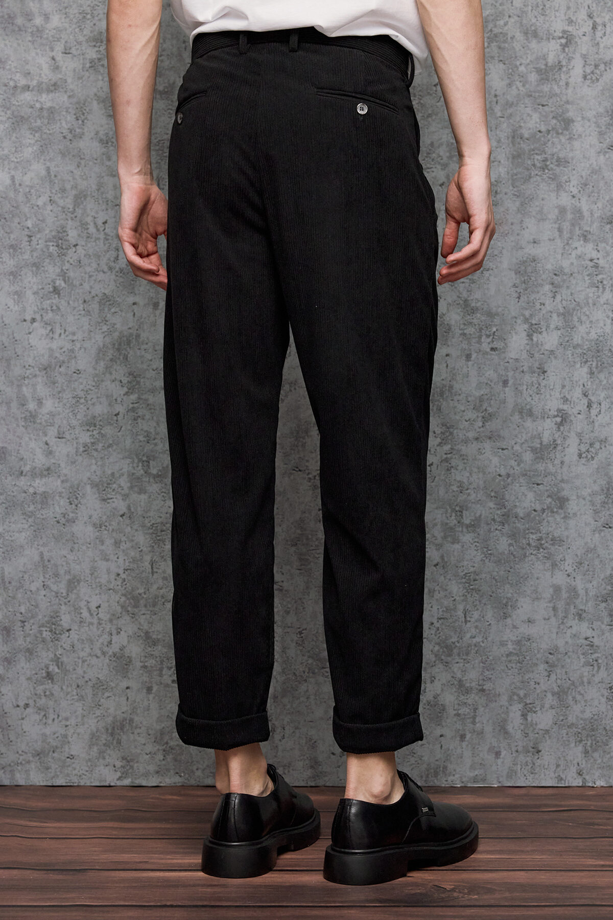 Alternative view of Παντελόνι Κοτλέ TRENDO σε Μαύρο Χρώμα,  BZR