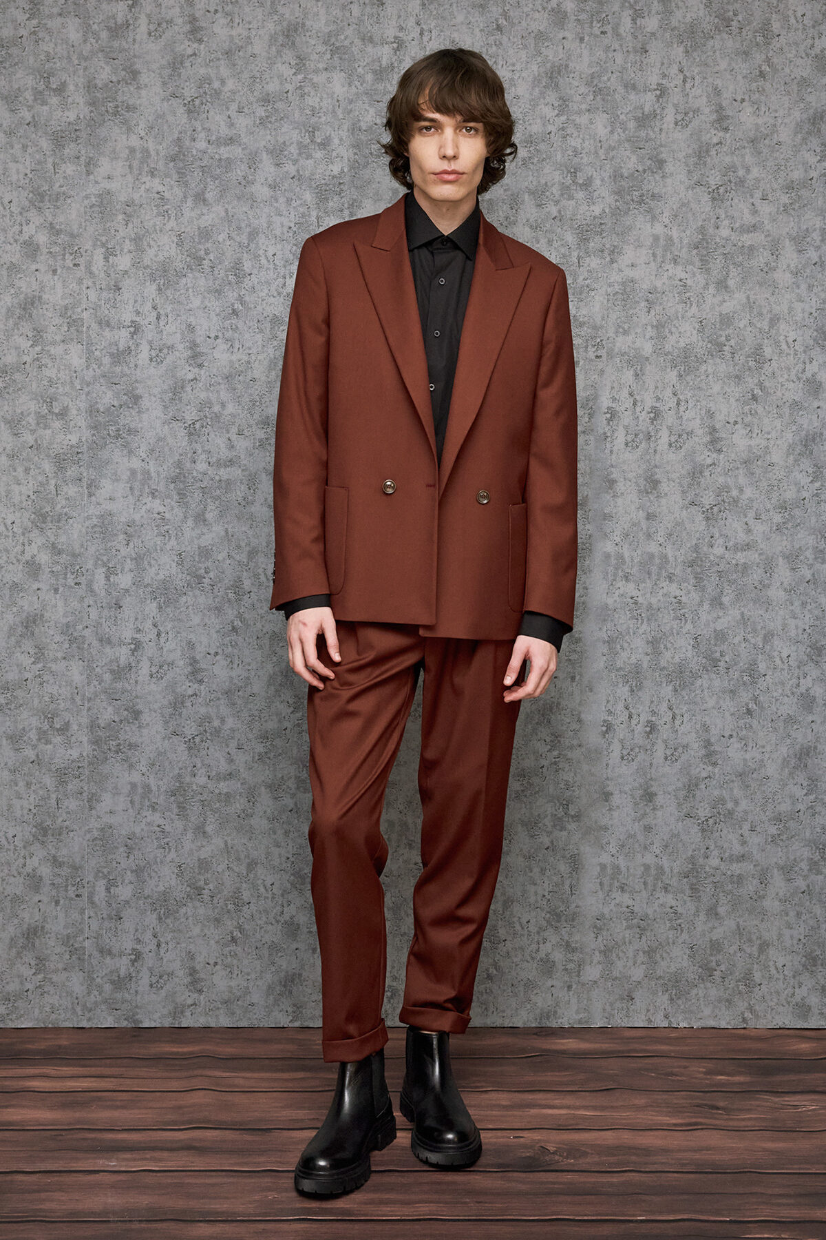 Alternative view of Παντελόνι TRENDO σε Κεραμιδί Χρώμα, BZR