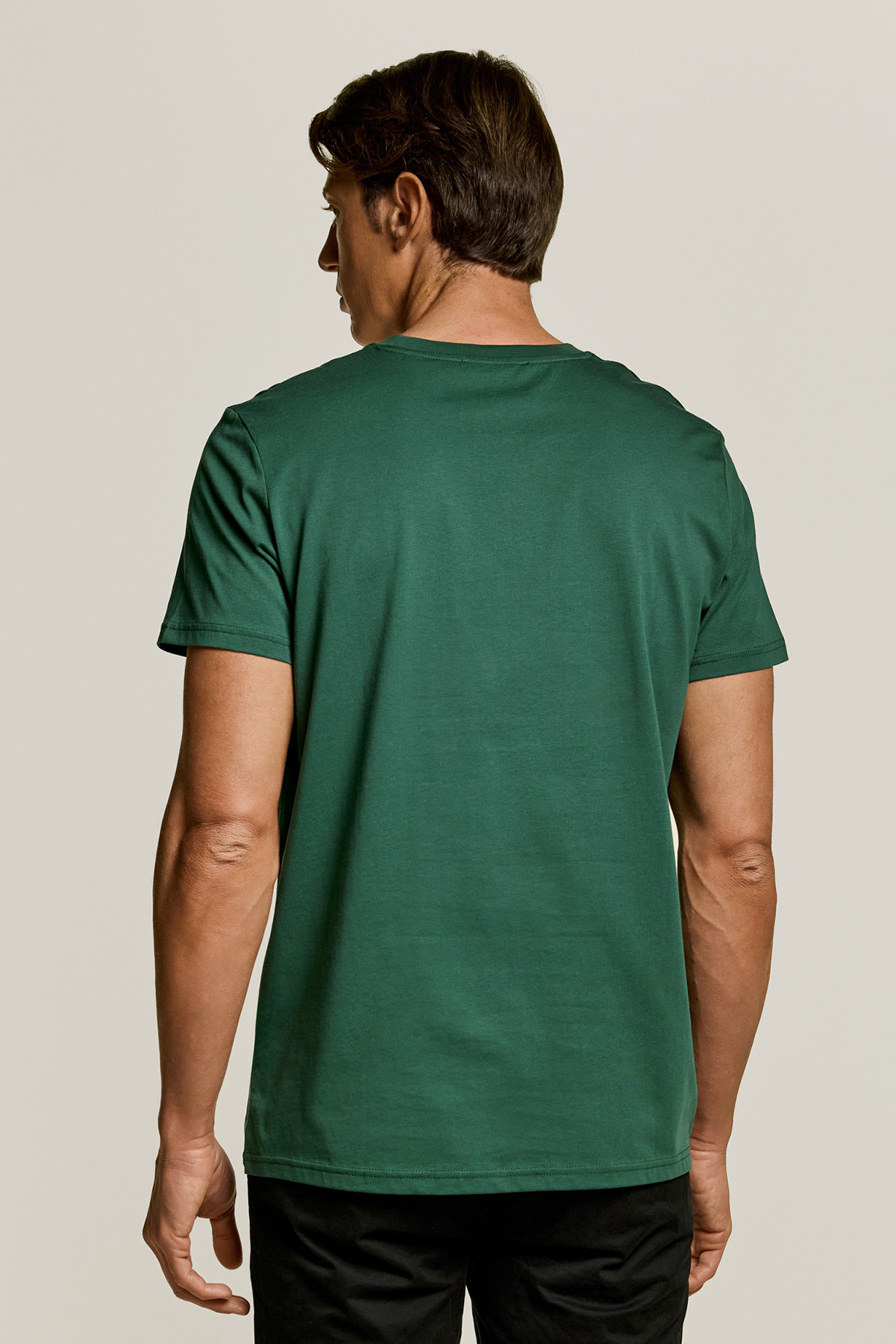 Guy Laroche Βαμβακερή Κοντομάνικη Μπλούζα T-Shirt σε GREEN Χρώμα - Image 5