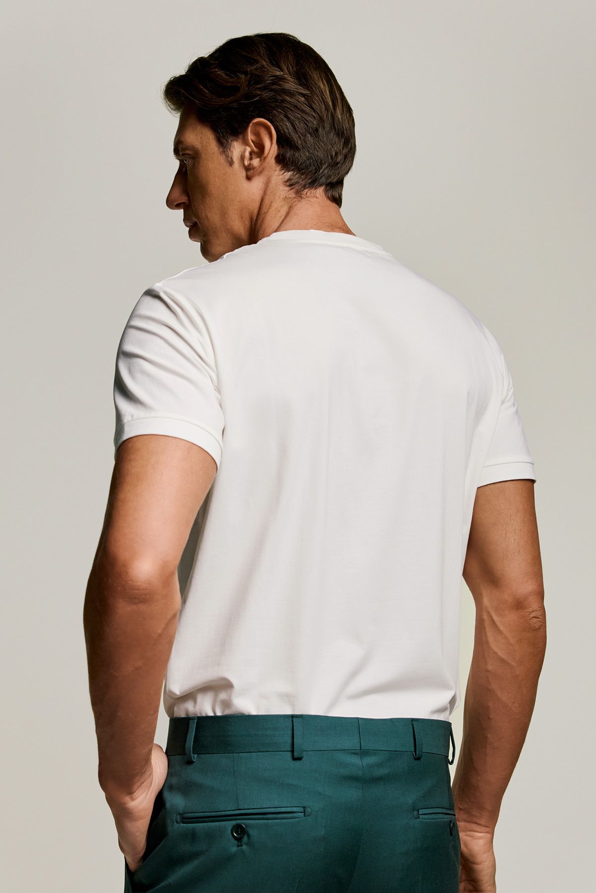 Guy Laroche Κοντομάνικη Μπλούζα T-Shirt σε White Χρώμα - Image 4
