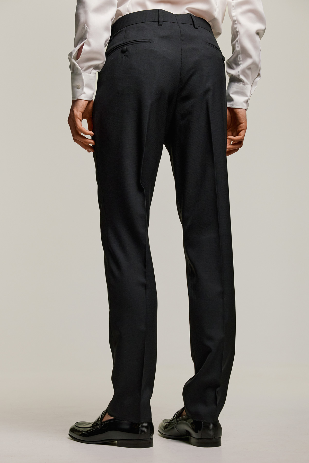 Bizzaro Κοστούμι Γάμου SMOKIN με Γιλέκο Slim fit BLACK Χρώμα - Image 13