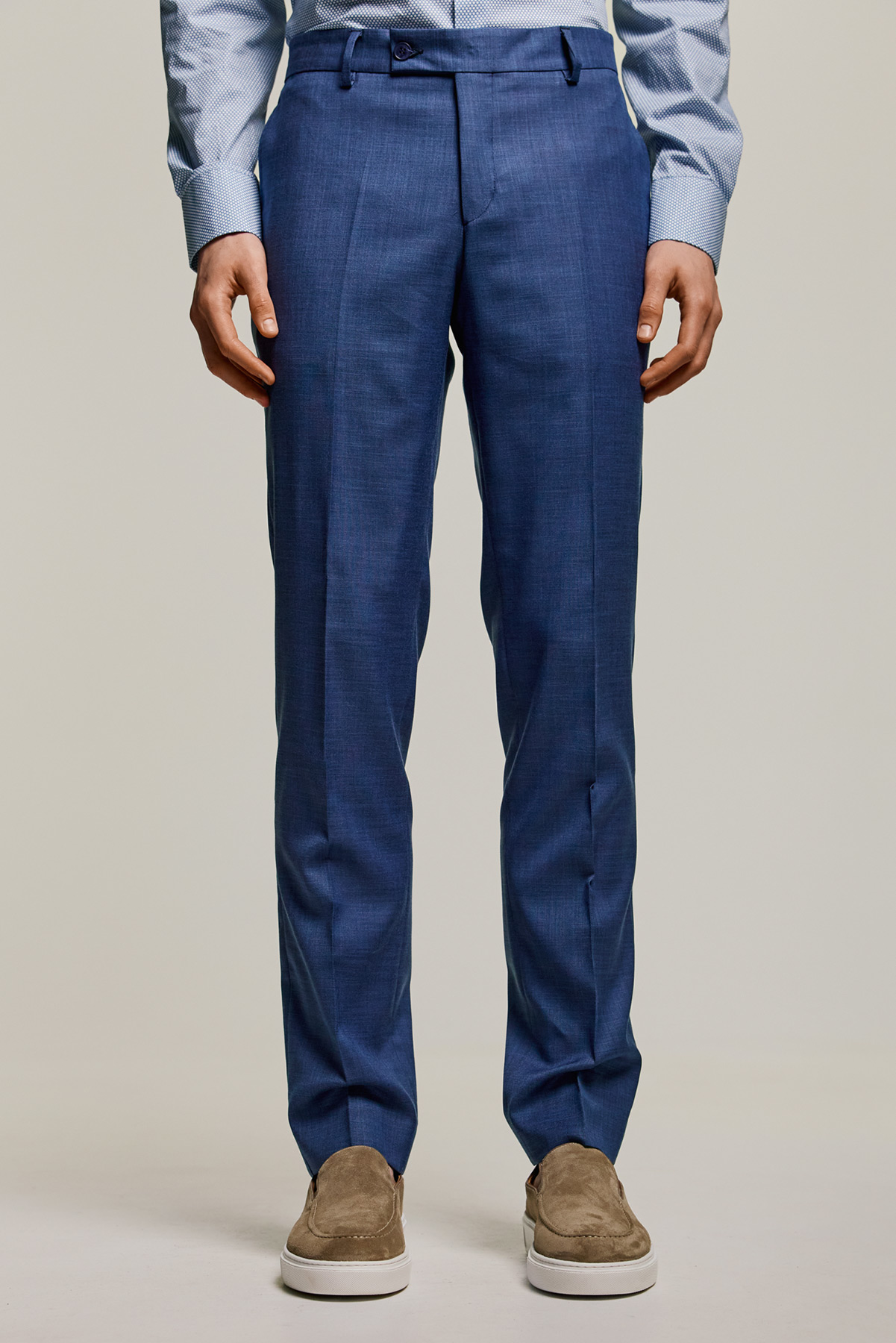 Bizzaro Ανδρικό Κοστούμι 855-081 Slim Fit σε Blue Χρώμα - Image 8