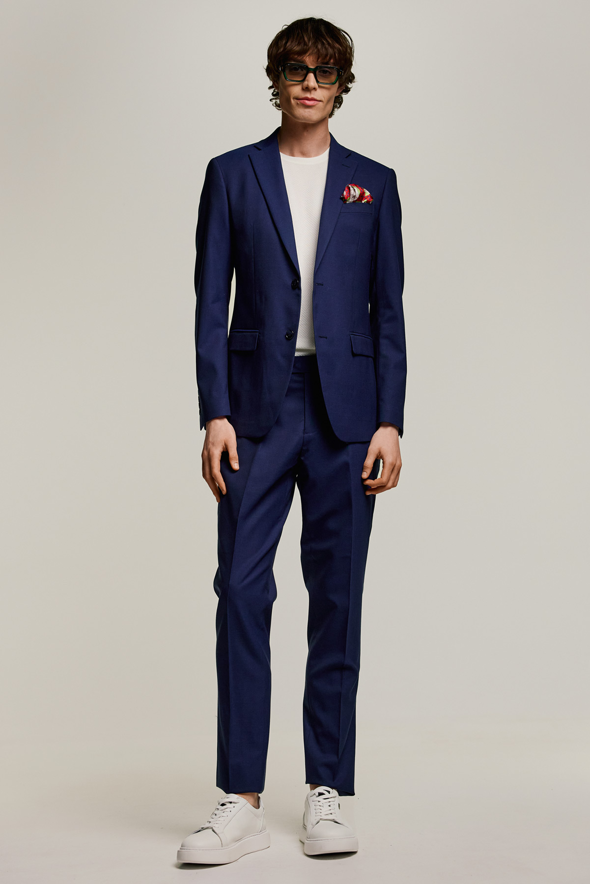 Alternative view of Bizzaro Κοστούμι 10854-081 σε  Blue Χρώμα και Slim Fit Εφαρμογή