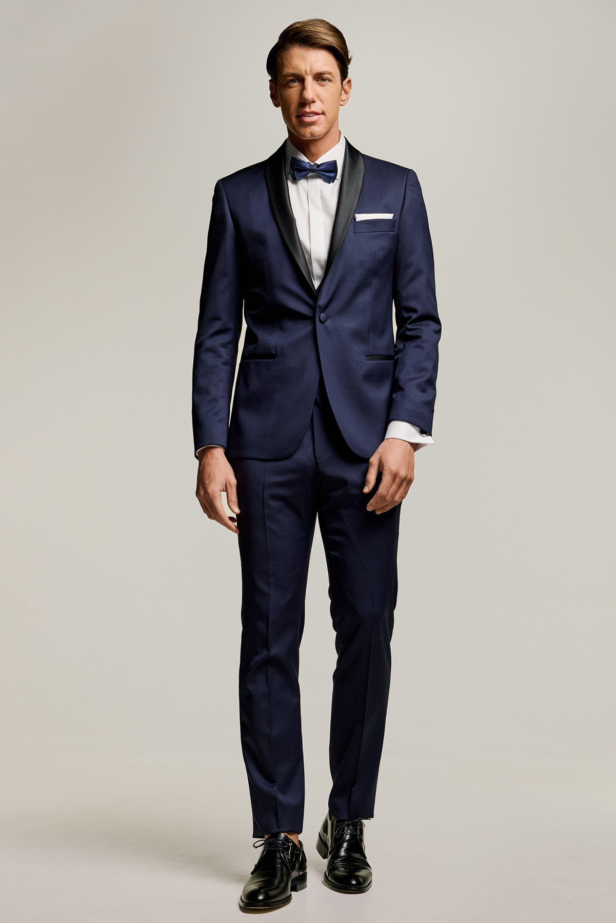 Guy Laroche Κοστούμι Γάμου SMOKIN  Slim fit Navy Blue Χρώμα