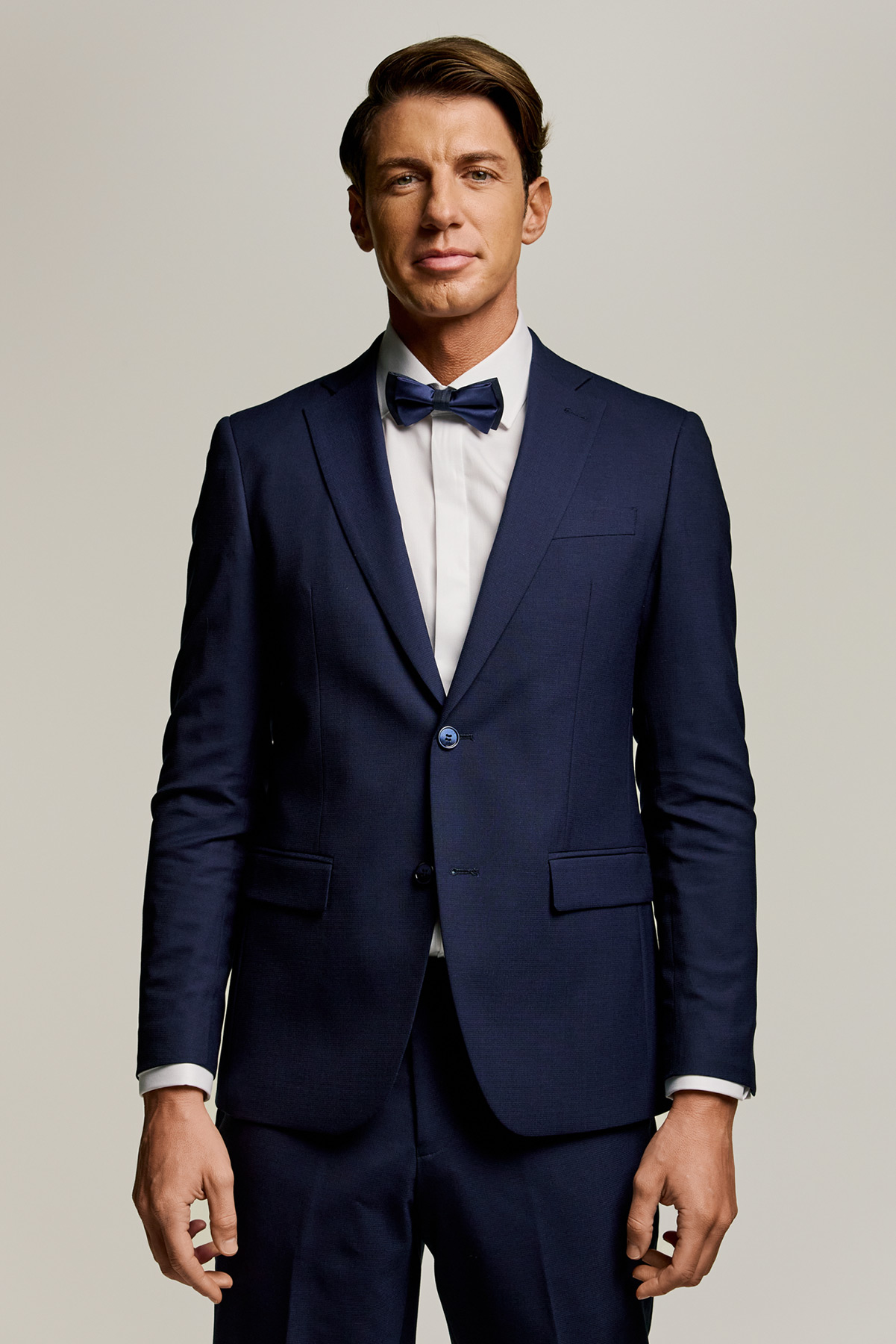 Alternative view of Guy Laroche Κοστούμι Μισόφοδρο 854-081 Slim Fit σε Navy Blue  Χρώμα