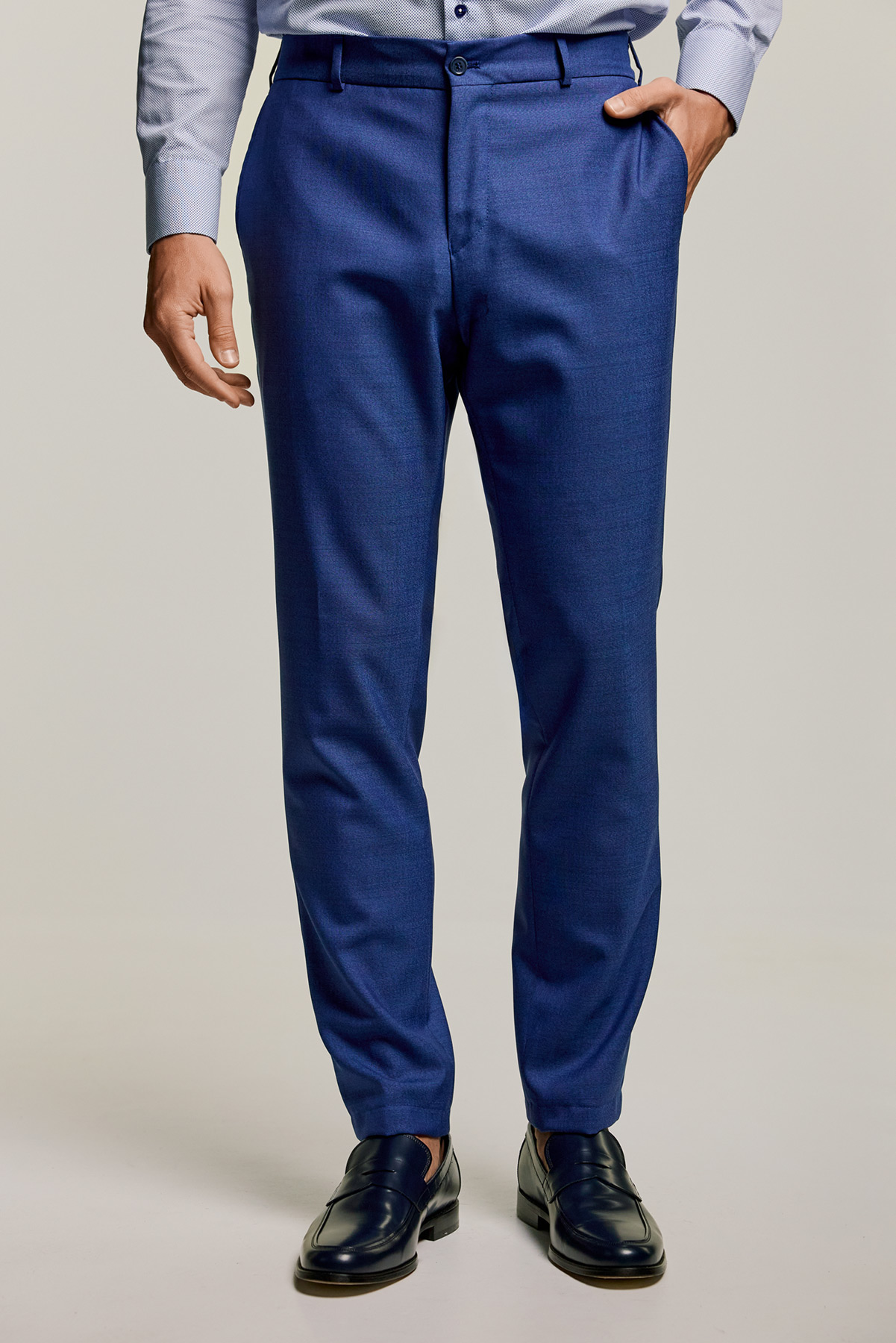 Guy Laroche Κοστούμι Σταυρωτό 10757-081 σε BLUE Χρώμα και Slim Fit Εφαρμογή - Image 4