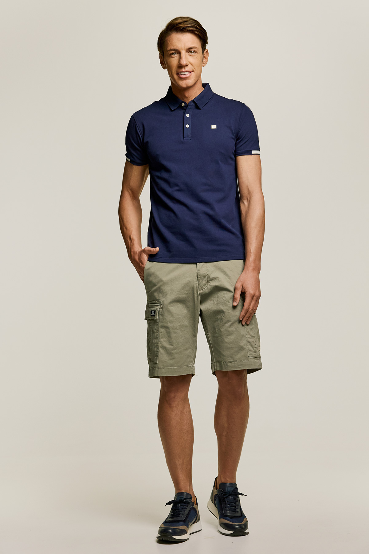 Guy Laroche Ανδρική Βαμβακερή Βερμούδα CARGO σε LADI Χρώμα