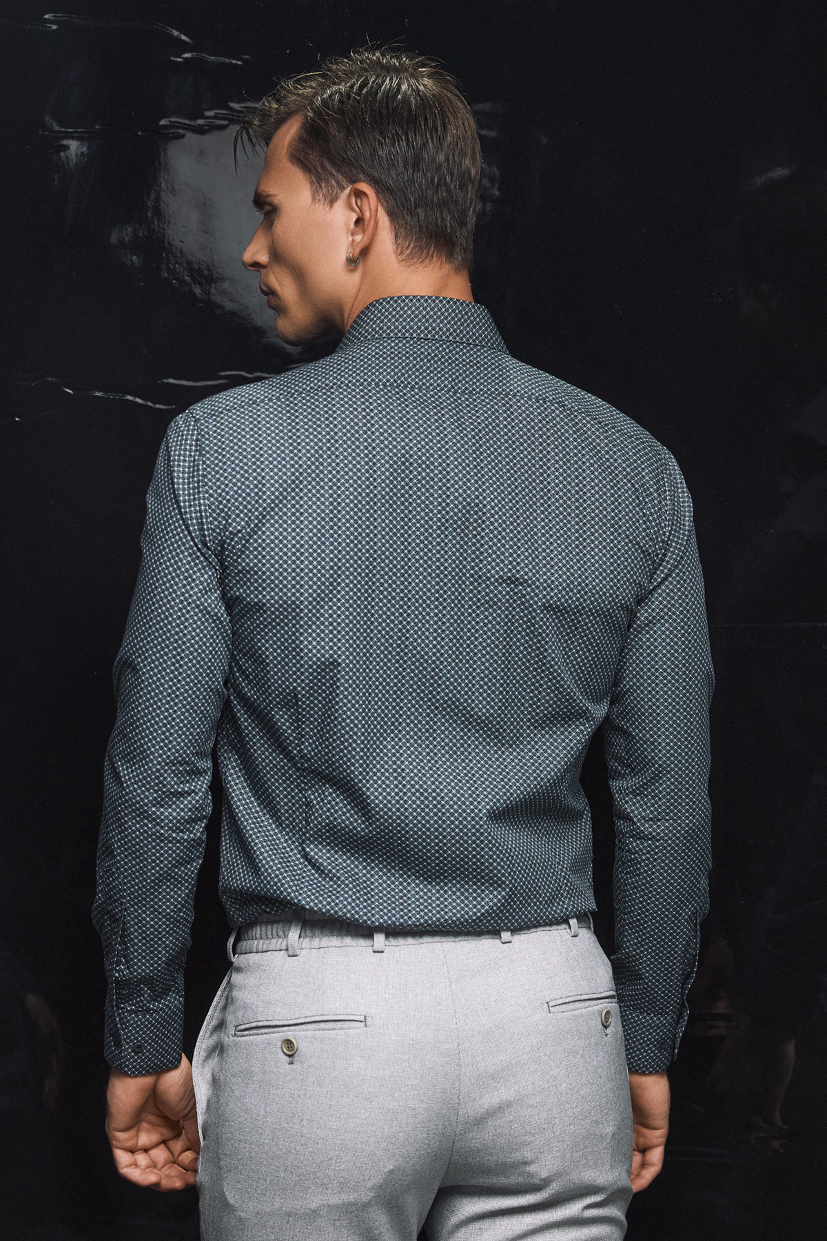 Alternative view of Guy Laroche Πουκάμισο Slim Fit σε Grey Χρώμα