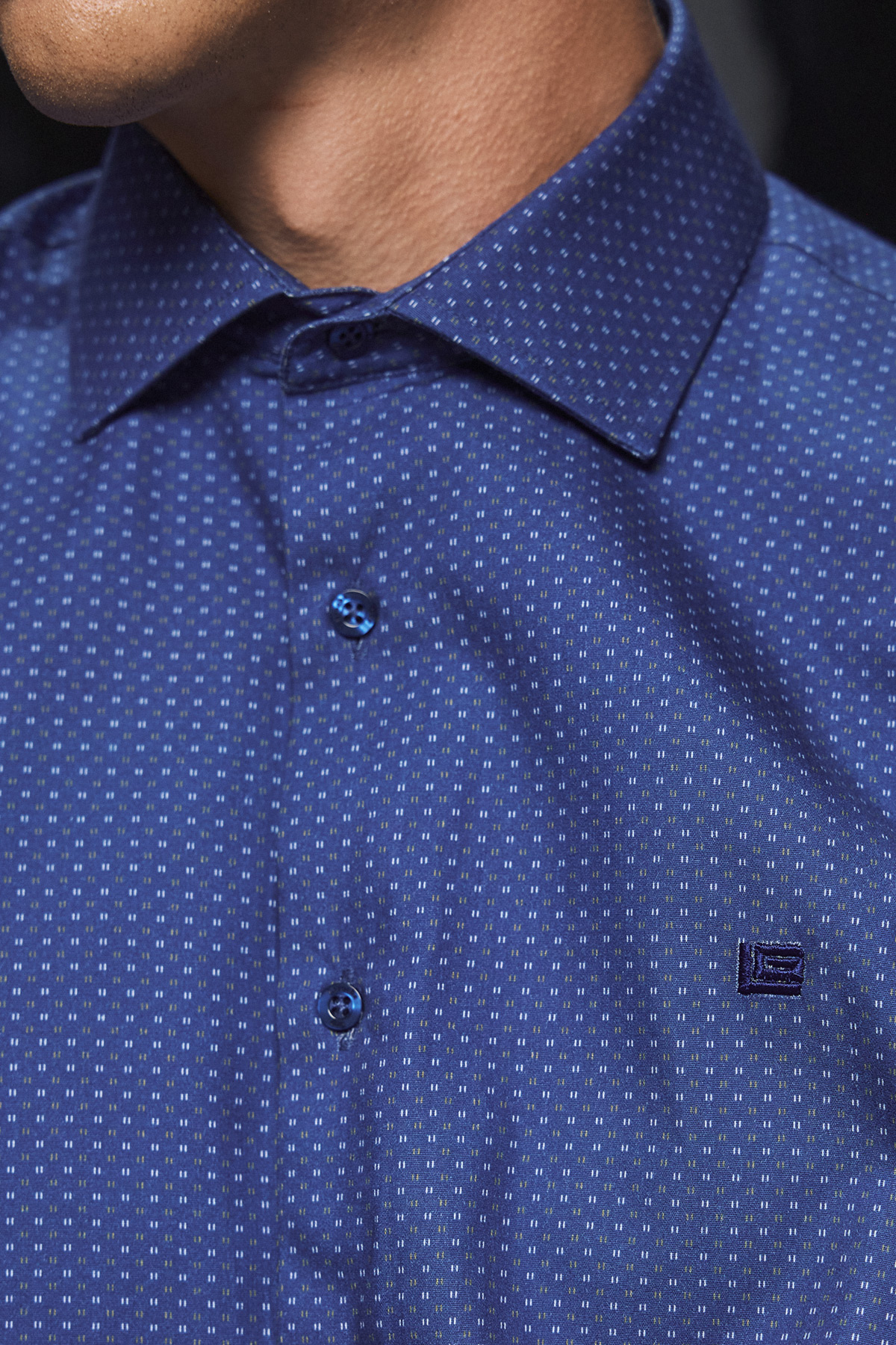 Guy Laroche Πουκάμισο Classic Fit σε Bleu Χρώμα - Image 11