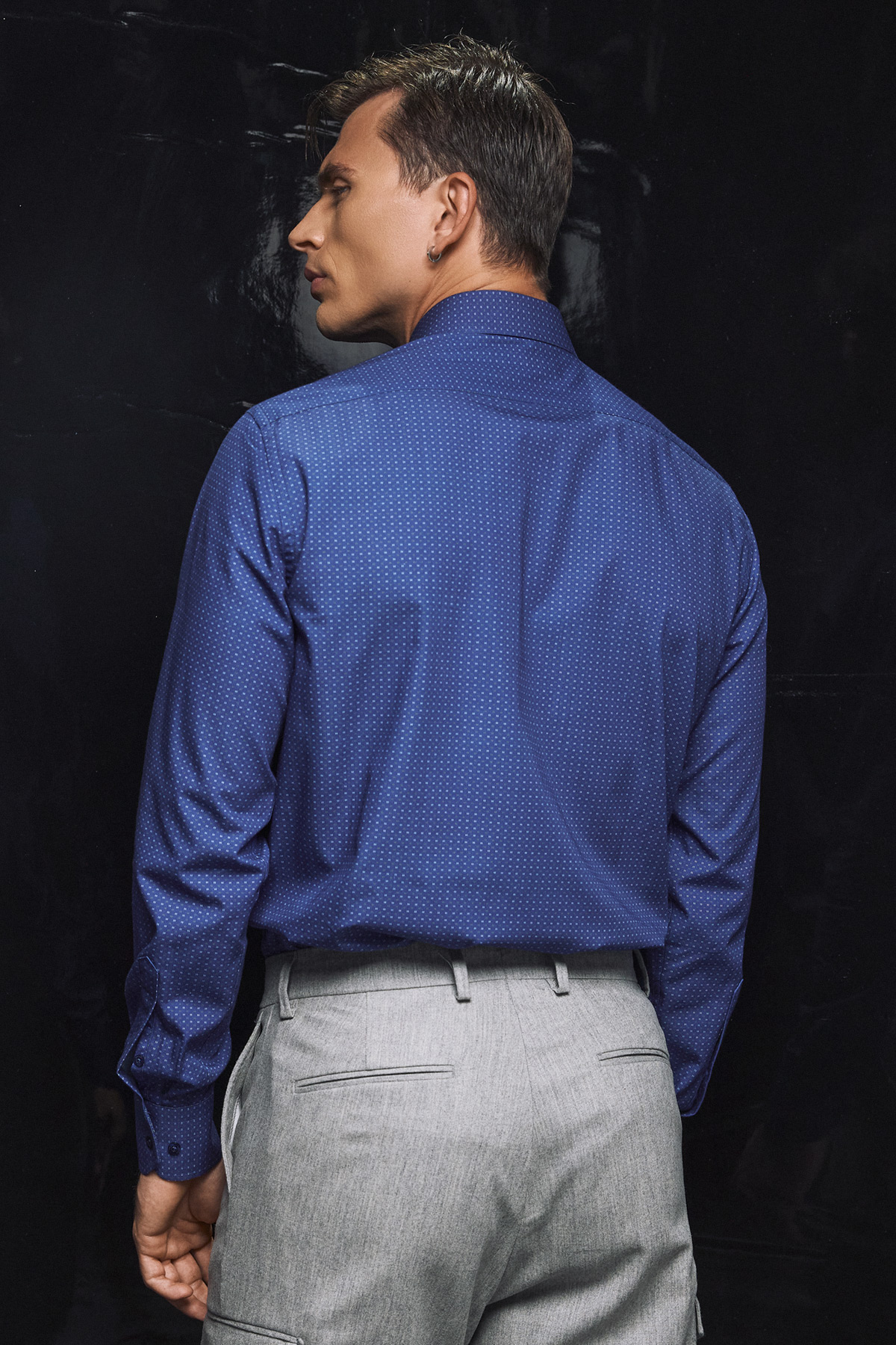 Guy Laroche Πουκάμισο Classic Fit σε Bleu Χρώμα - Image 12