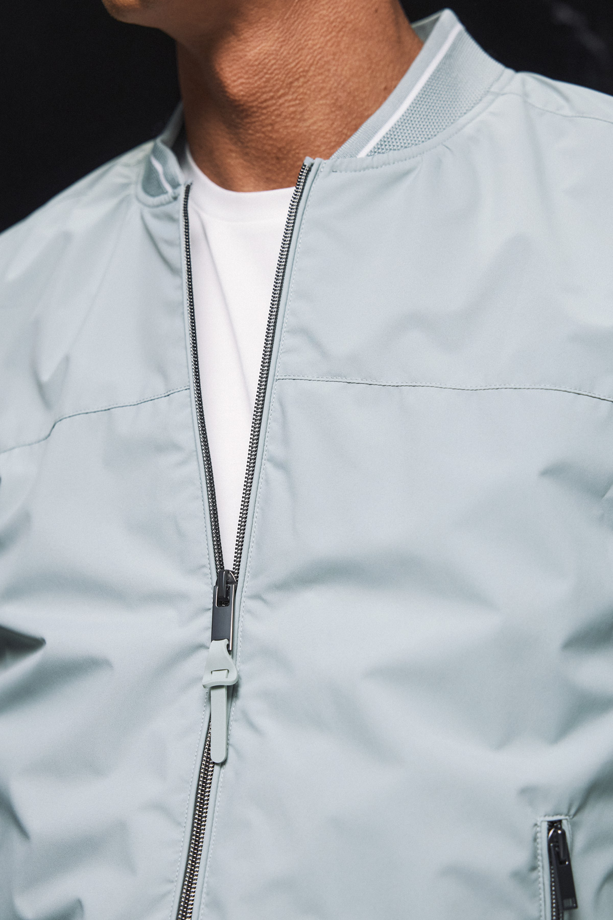 Guy Laroche Μπουφάν τύπου Bomber σε Μint Χρώμα - Image 9