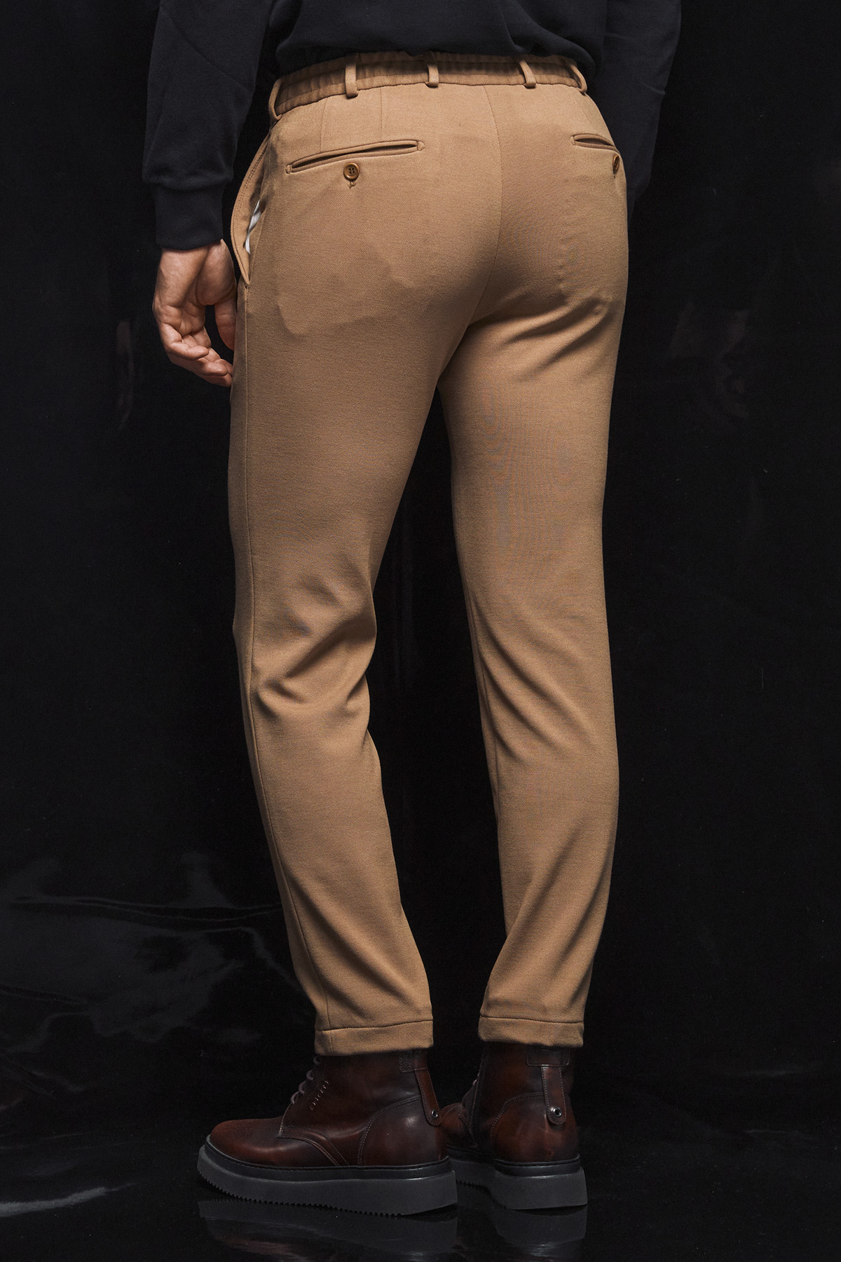 Alternative view of Guy Laroche Παντελόνι με Λάστιχοι σε Μπεζ Χρώμα