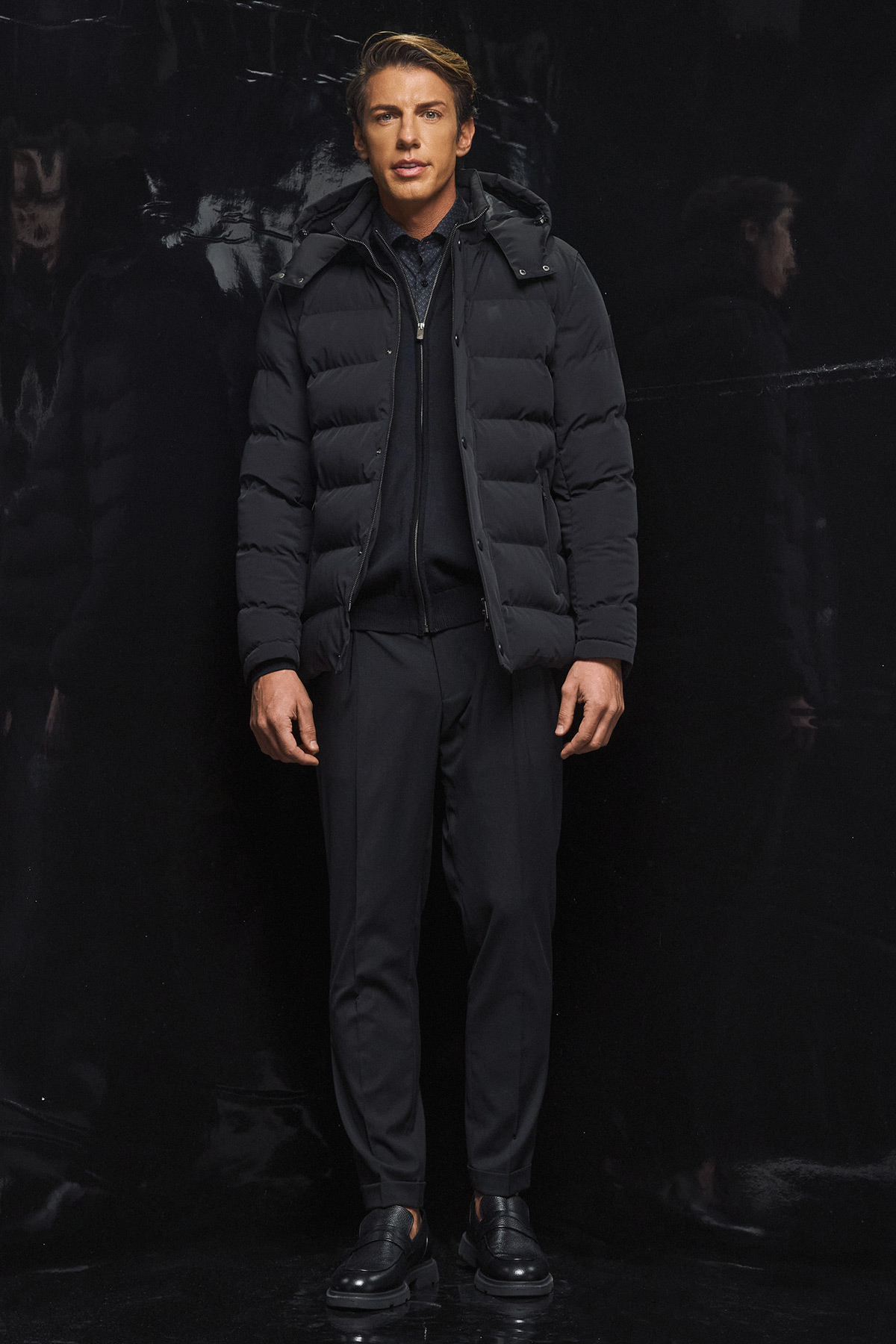 Alternative view of Guy Laroche Τζάκετ τύπου Puffer σε Μαύρο Χρώμα