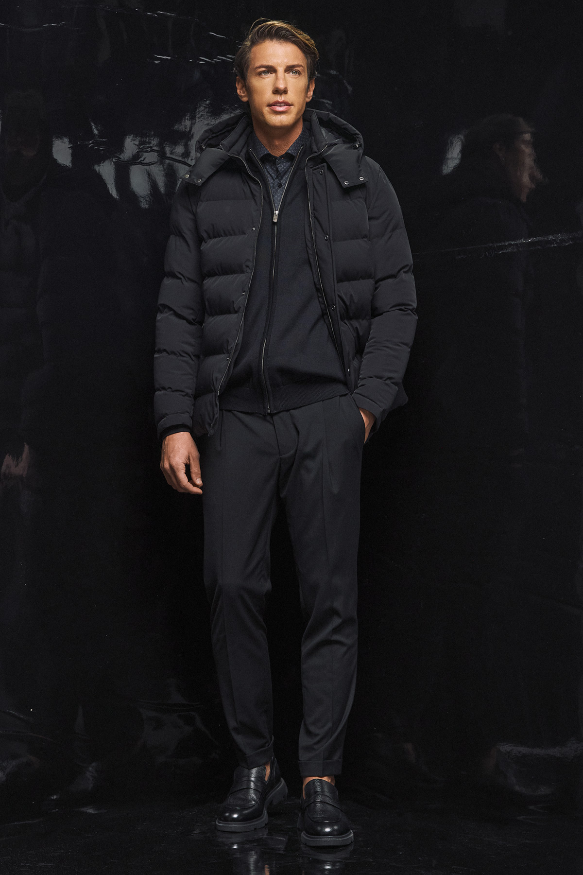 Guy Laroche Τζάκετ τύπου Puffer σε Μαύρο Χρώμα