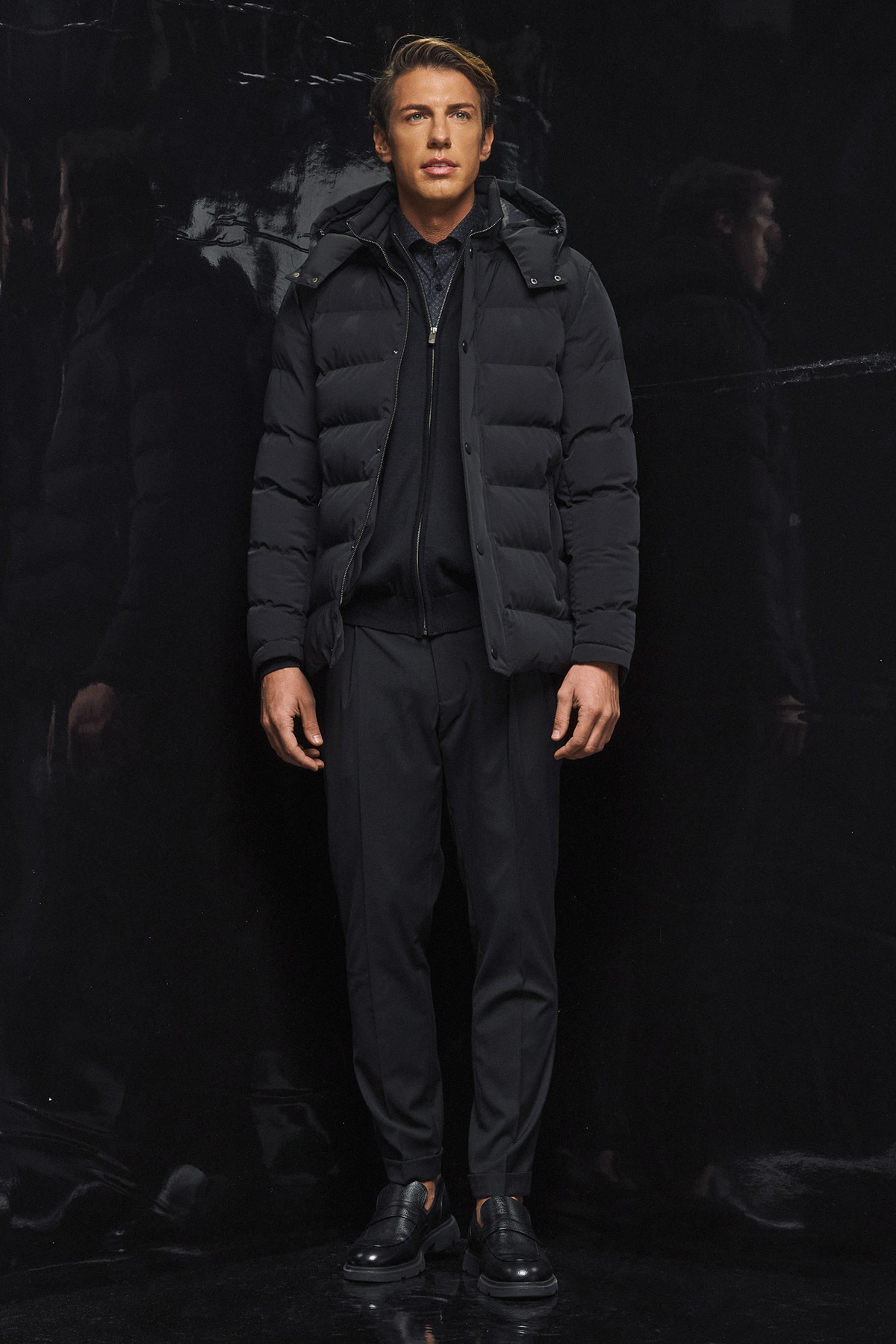 Guy Laroche Τζάκετ τύπου Puffer σε Μαύρο Χρώμα - Image 4
