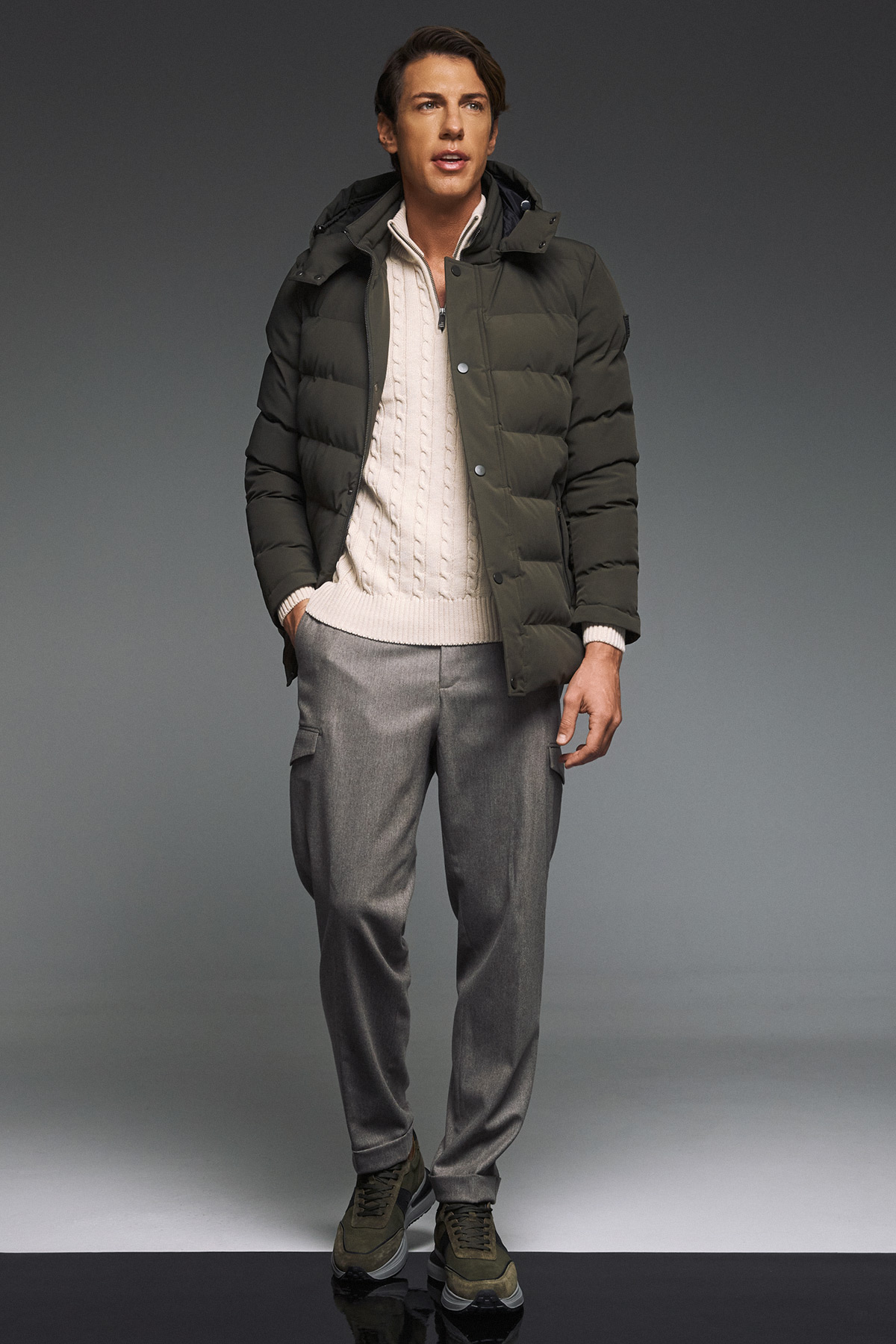 Guy Laroche Τζάκετ τύπου Puffer σε Λάδι Χρώμα