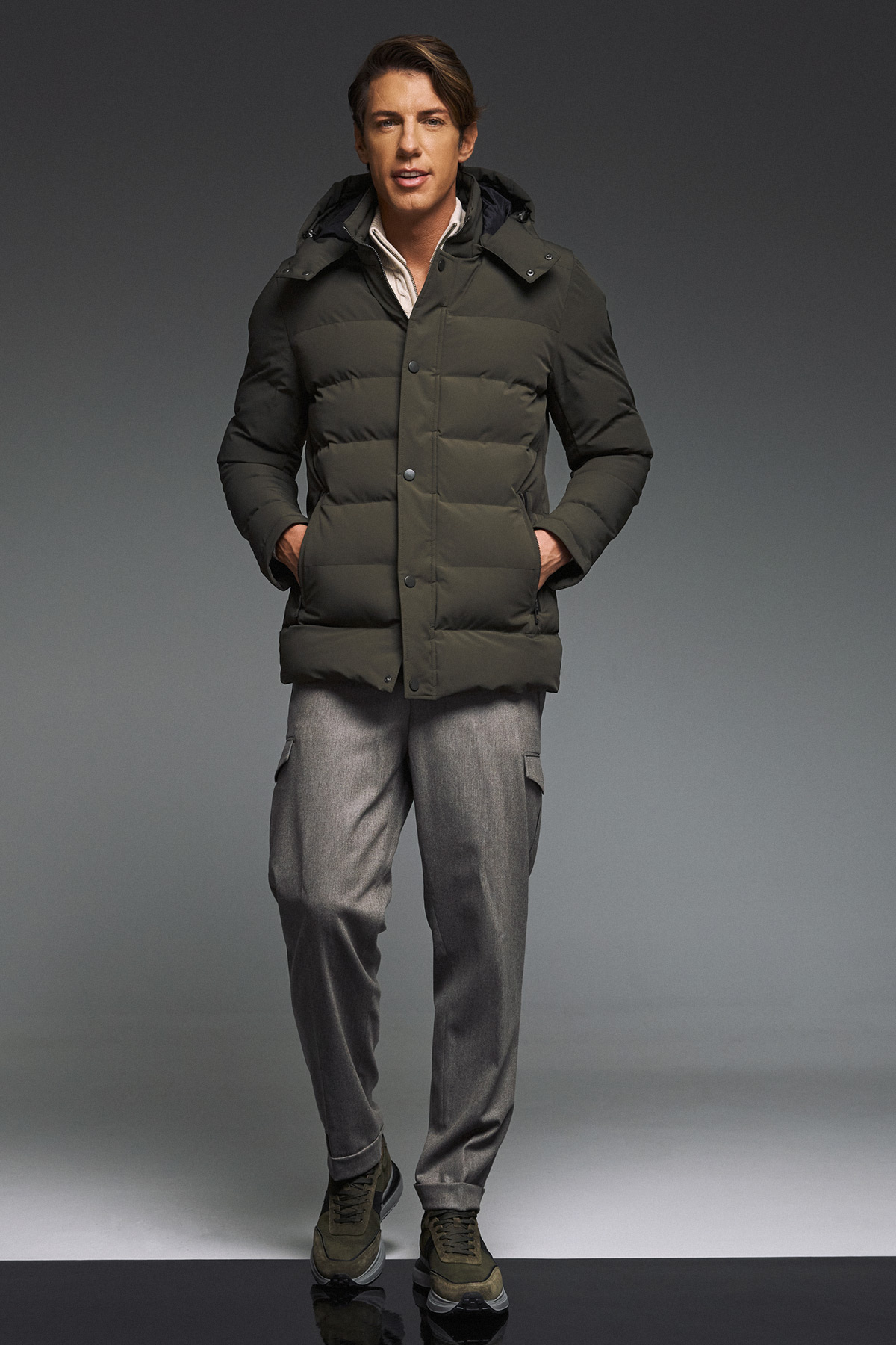 Guy Laroche Τζάκετ τύπου Puffer σε Λάδι Χρώμα - Image 4