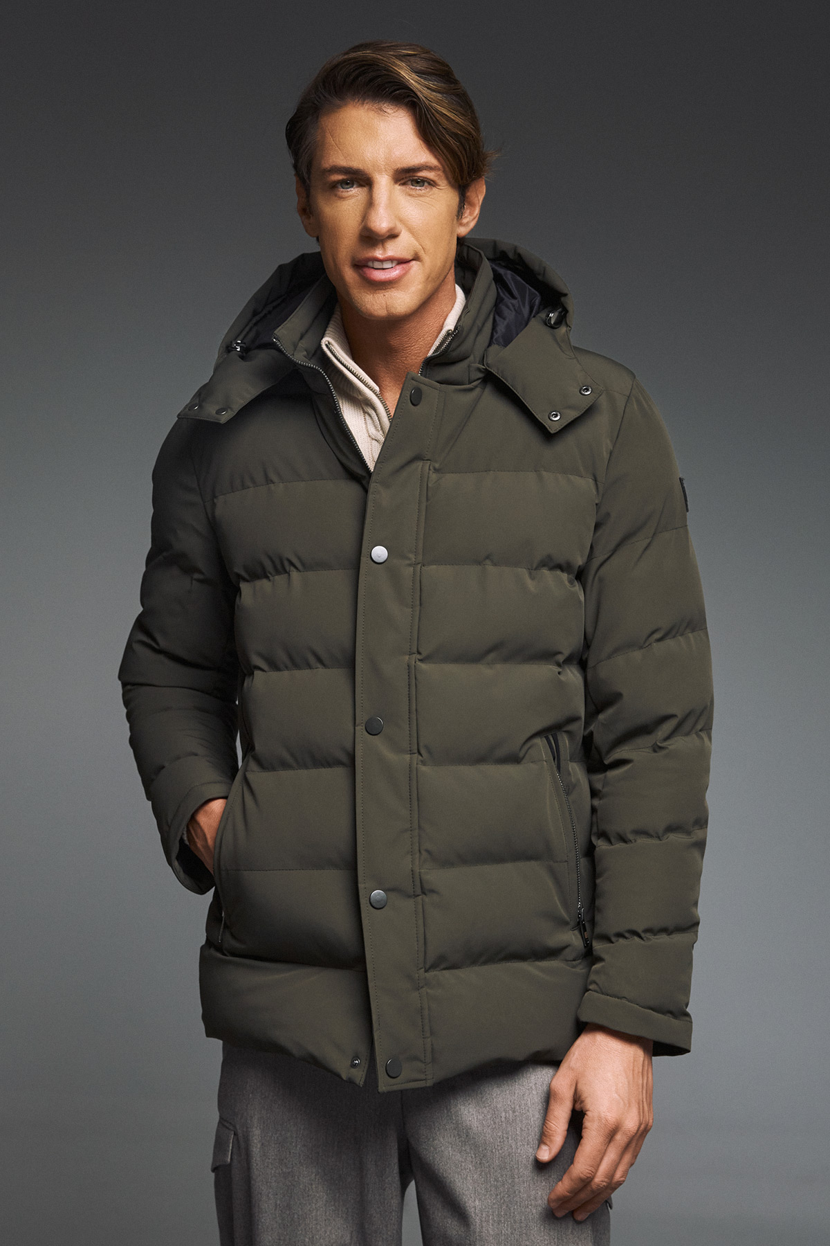 Guy Laroche Τζάκετ τύπου Puffer σε Λάδι Χρώμα - Image 10