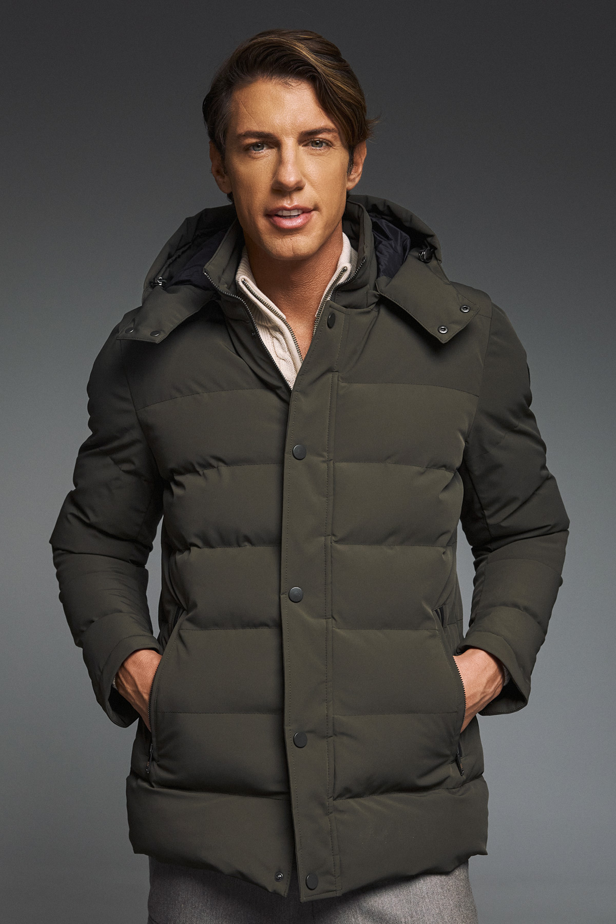 Guy Laroche Τζάκετ τύπου Puffer σε Λάδι Χρώμα - Image 9