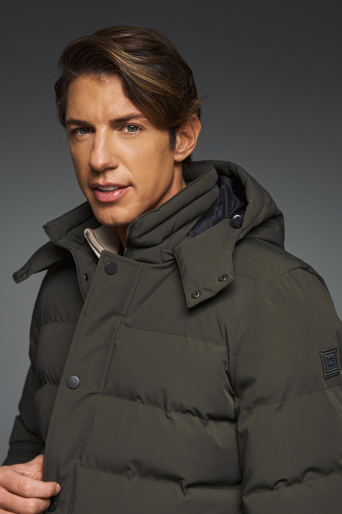 Guy Laroche Τζάκετ τύπου Puffer σε Λάδι Χρώμα - Image 7