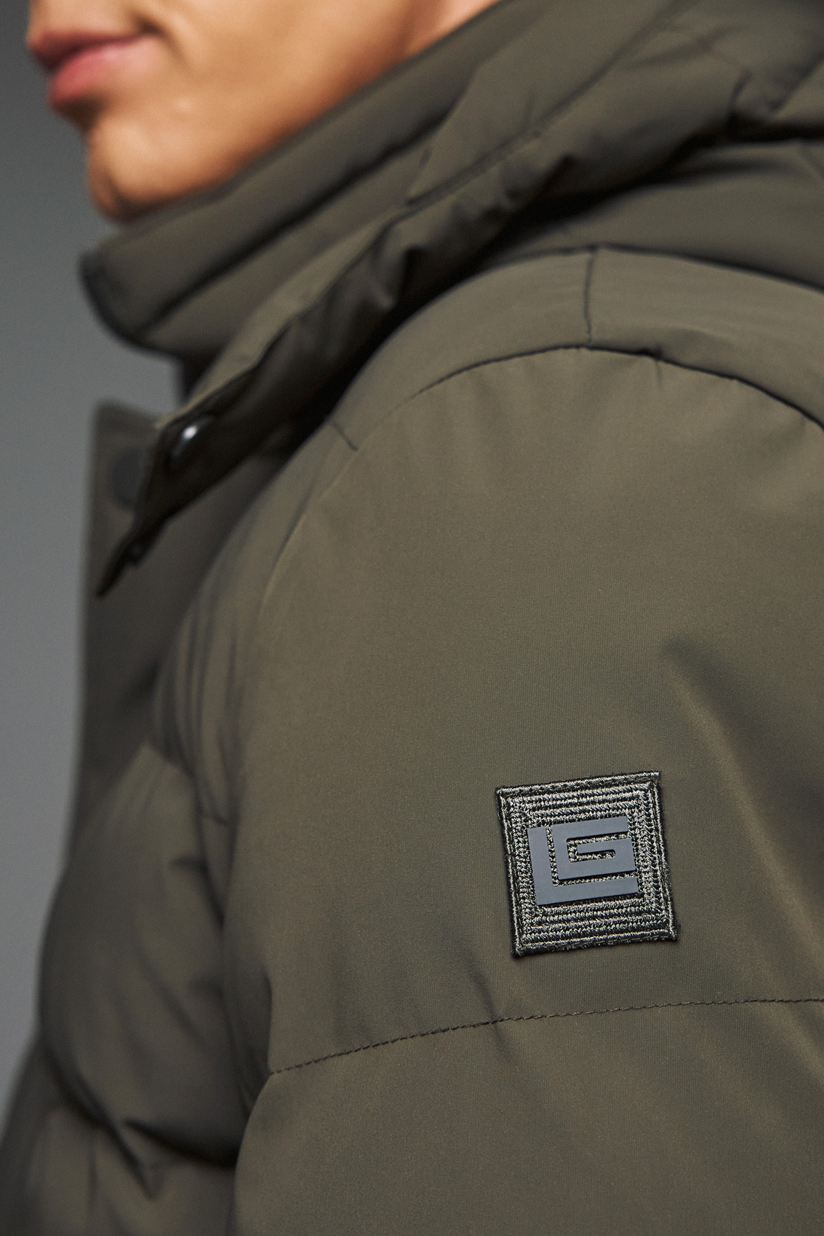 Guy Laroche Τζάκετ τύπου Puffer σε Λάδι Χρώμα - Image 6