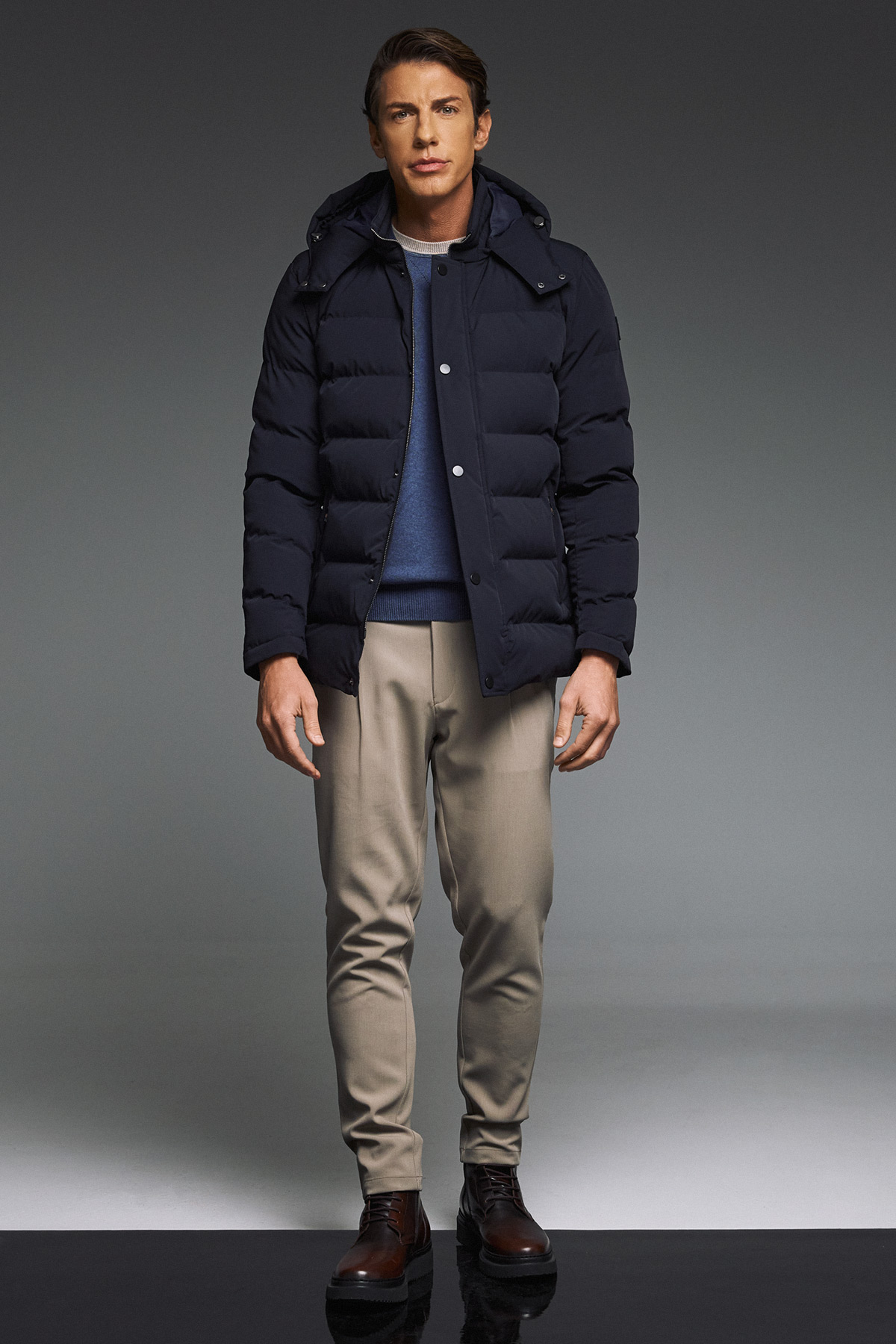 Alternative view of Guy Laroche Τζάκετ τύπου Puffer σε Μπλε Χρώμα