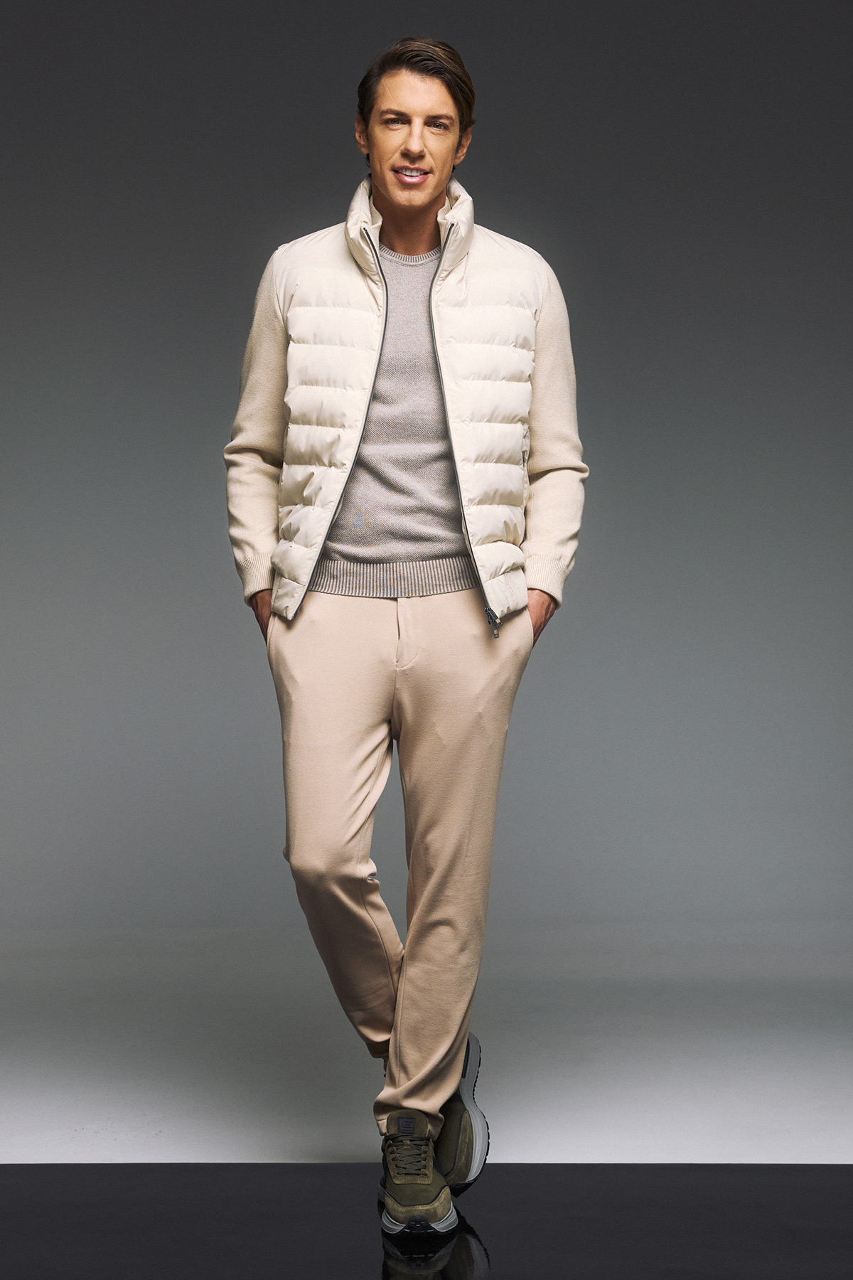 Guy Laroche Μπουφάν τύπου Bomber σε ECROU Χρώμα - Image 8