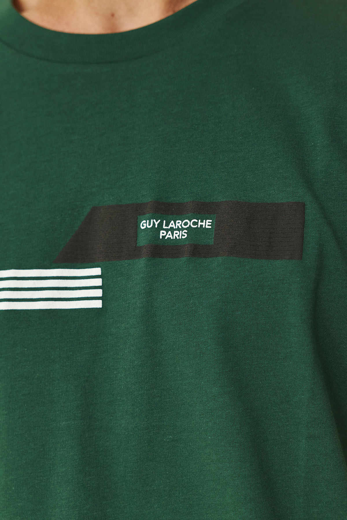 Alternative view of Guy Laroche Βαμβακερή Μπλούζα T-Shirt  σε Green Χρώμα