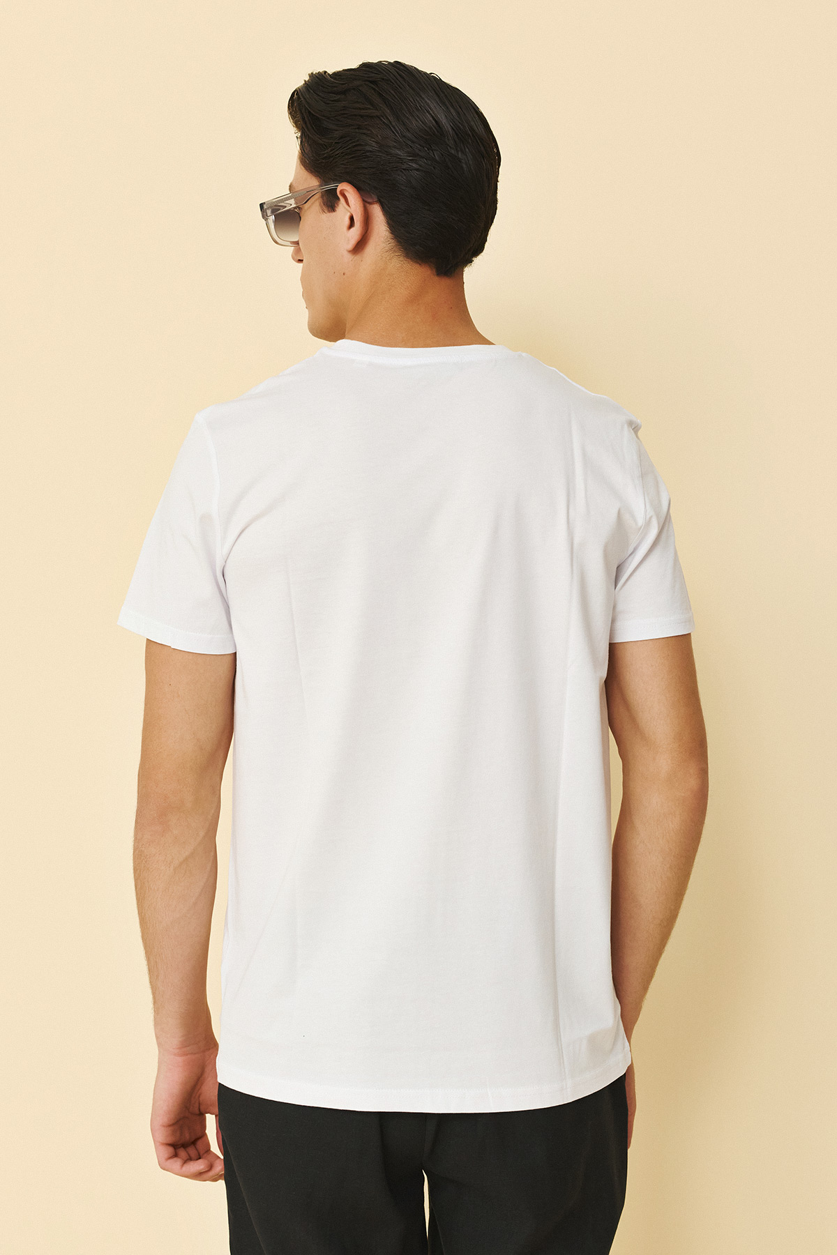 Guy Laroche Βαμβακερή Μπλούζα T-Shirt σε White Χρώμα - Image 3