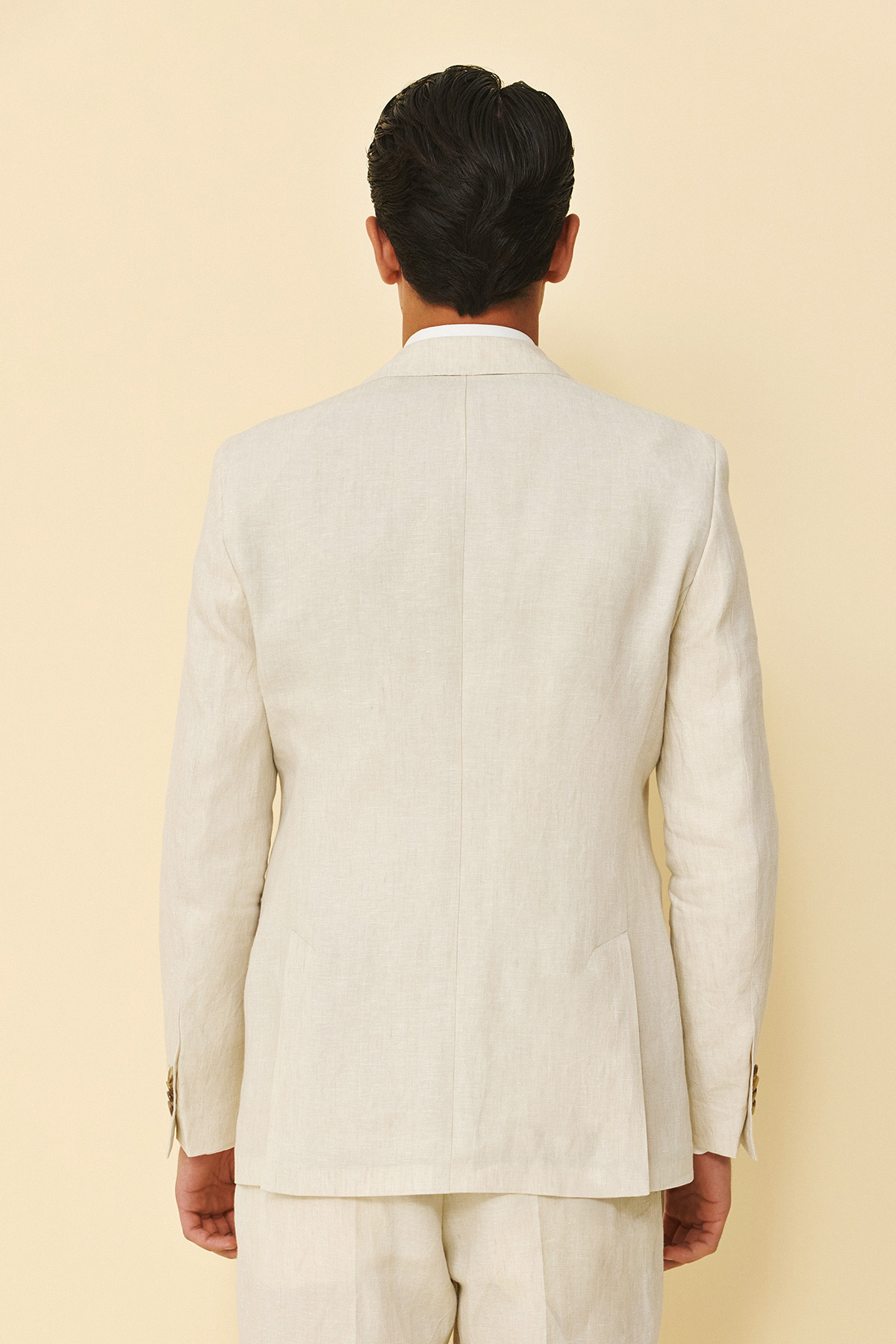 Bizzaro Κοστούμι ΜΙΣΟΦΟΔΡΟ 854-098 Slim Fit σε BEIGE Χρώμα - Image 7