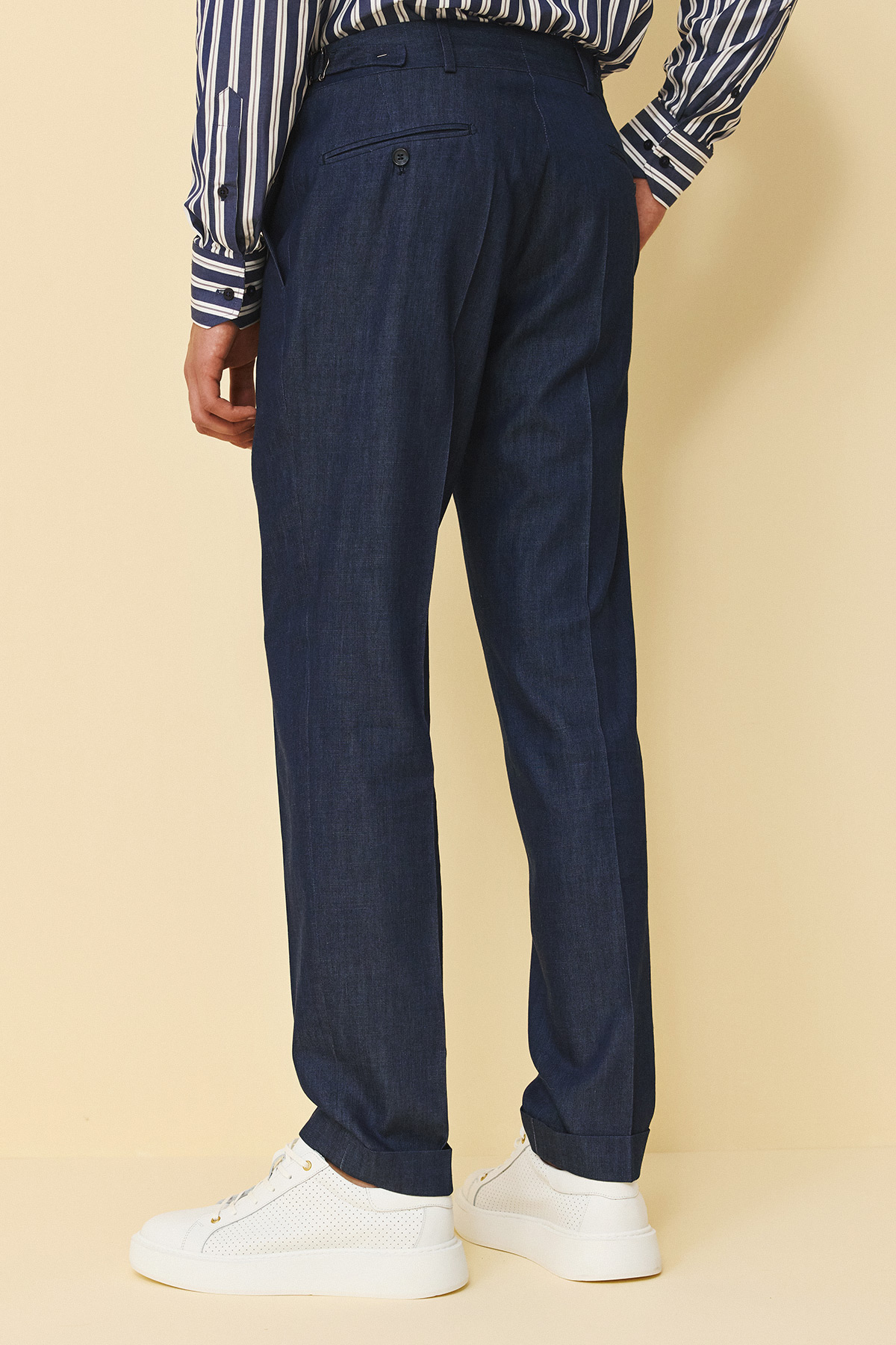 Bizzaro Κοστούμι Σταυρωτό 757-098 Slim Fit σε BlUe Χρώμα - Image 11