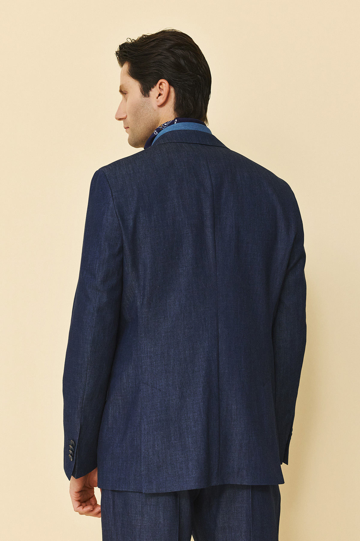 Bizzaro Κοστούμι ΜΙΣΟΦΟΔΡΟ 854-098 Slim Fit σε BlUe Χρώμα - Image 5