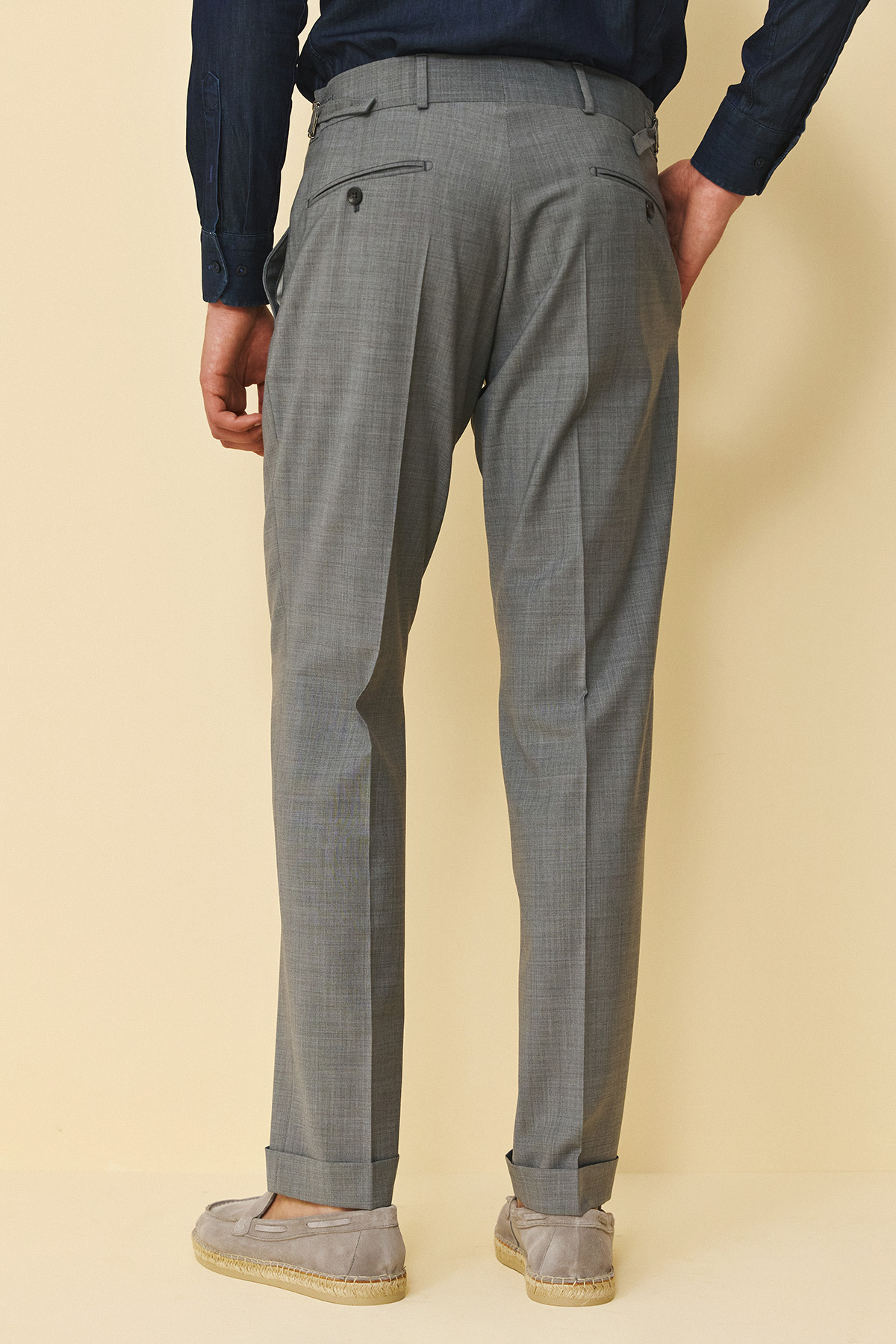 Bizzaro Κοστούμι ΜΙΣΟΦΟΔΡΟ 854-098 Slim Fit σε GREY Χρώμα - Image 8