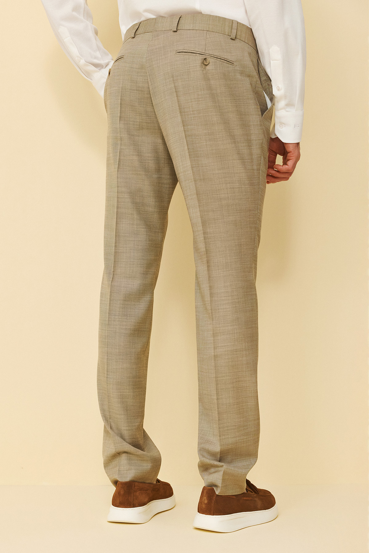 Bizzaro Κοστούμι 855G-081 Slim Fit σε Light Brown Χρώμα - Image 12