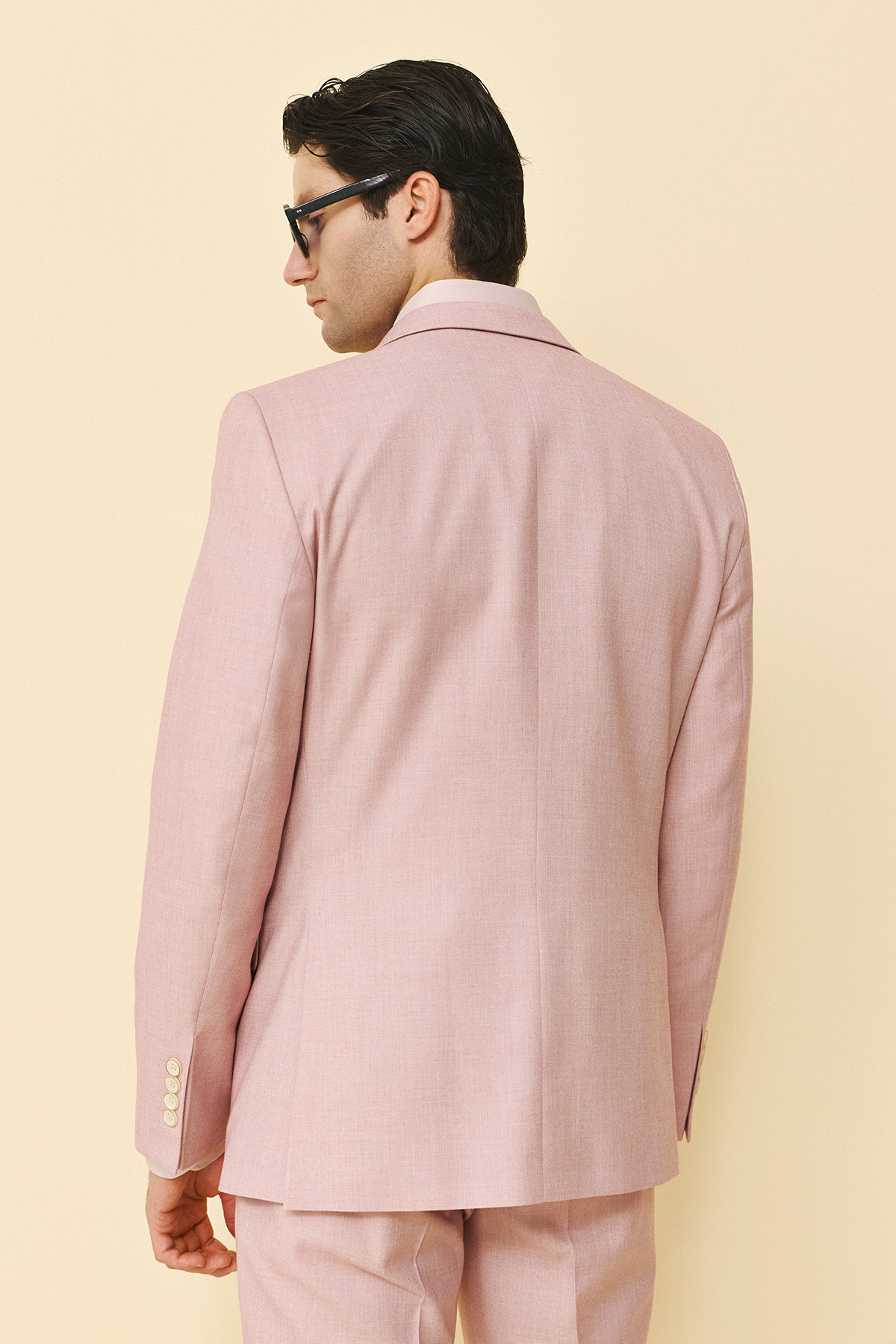 Bizzaro Κοστούμι 855-081 Slim Fit σε Ροζ Χρώμα - Image 8