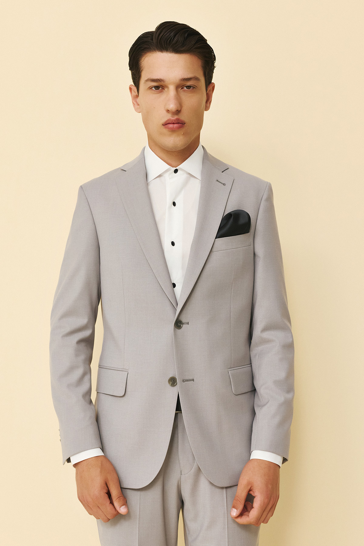 Guy Laroche Κοστούμι 10121-081 Slim Fit σε GREY Χρώμα - Image 3
