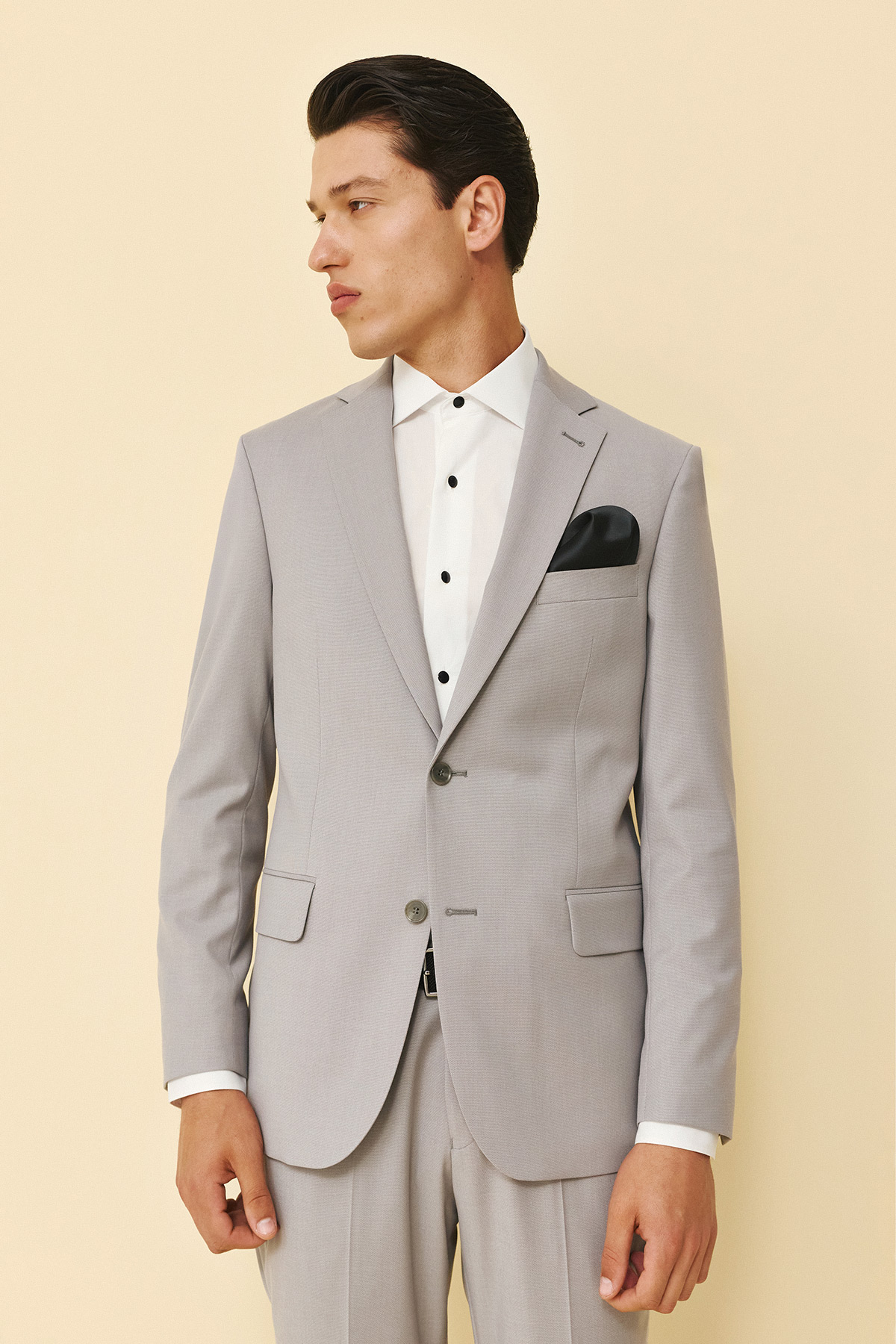 Guy Laroche Κοστούμι 10121-081 Slim Fit σε GREY Χρώμα - Image 4