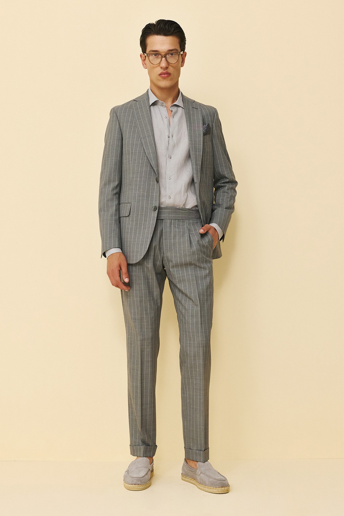 Alternative view of Guy Laroche Κοστούμι ΜΙΣΟΦΟΔΡΟ 854 Slim Fit σε GREY Χρώμα