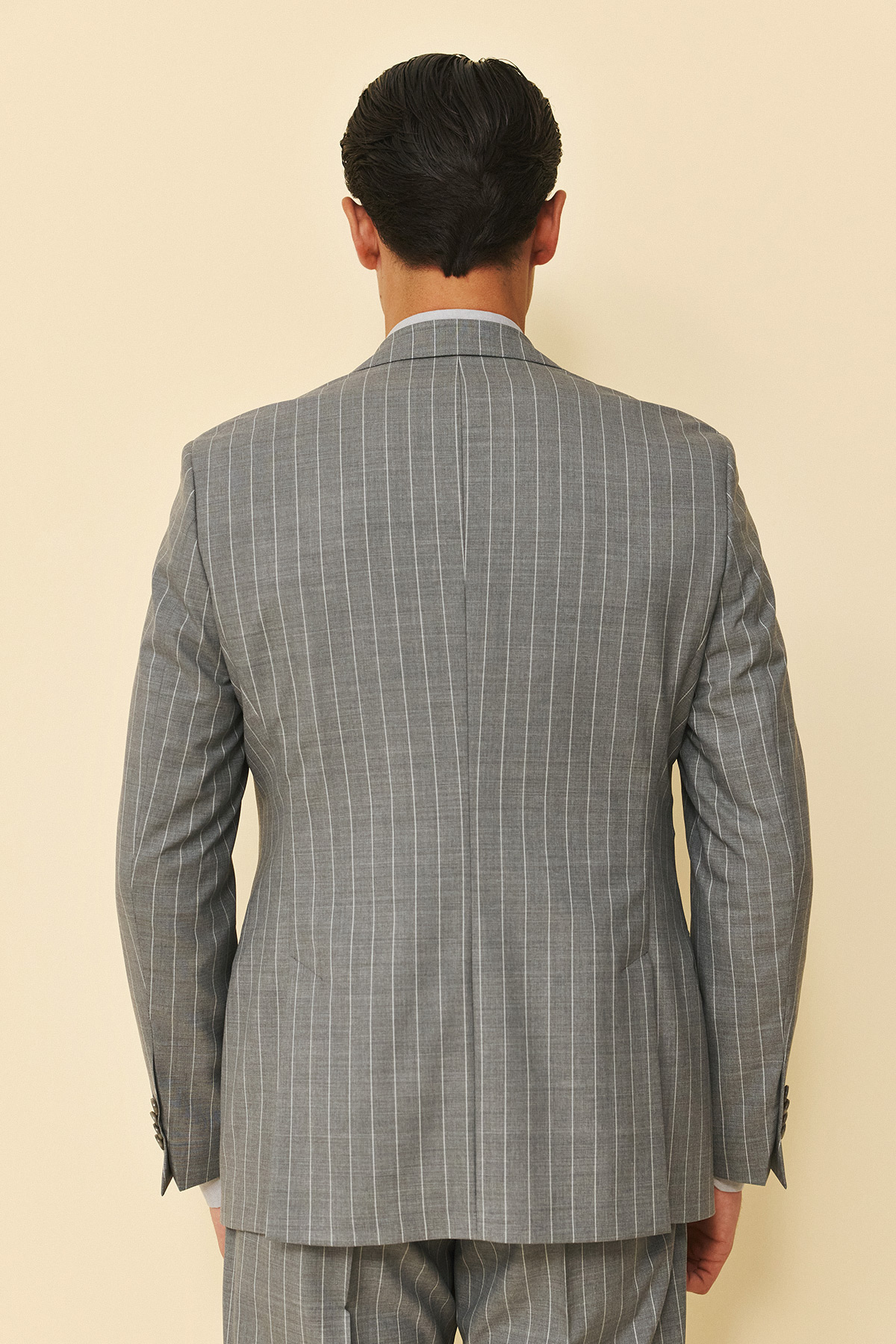 Guy Laroche Κοστούμι ΜΙΣΟΦΟΔΡΟ 854 Slim Fit σε GREY Χρώμα - Image 7