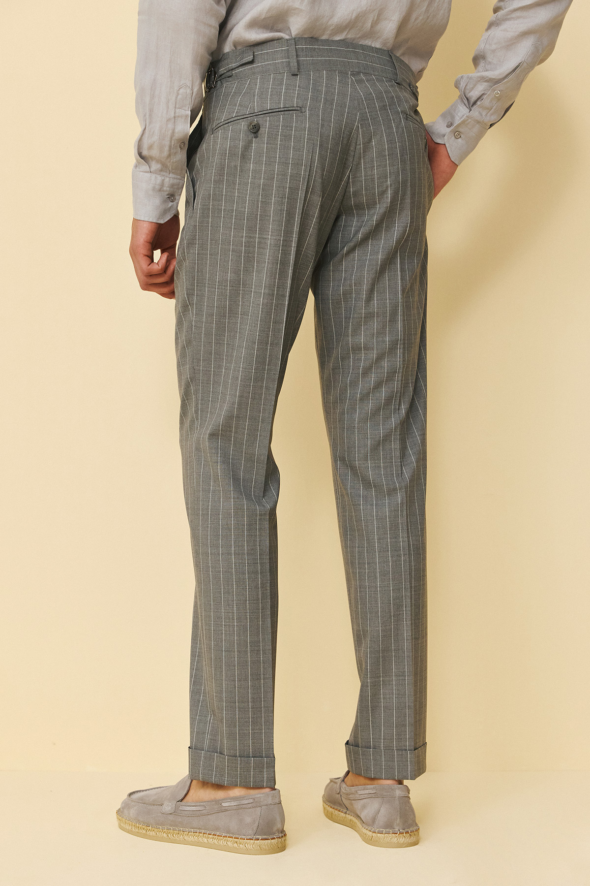 Guy Laroche Κοστούμι ΜΙΣΟΦΟΔΡΟ 854 Slim Fit σε GREY Χρώμα - Image 10