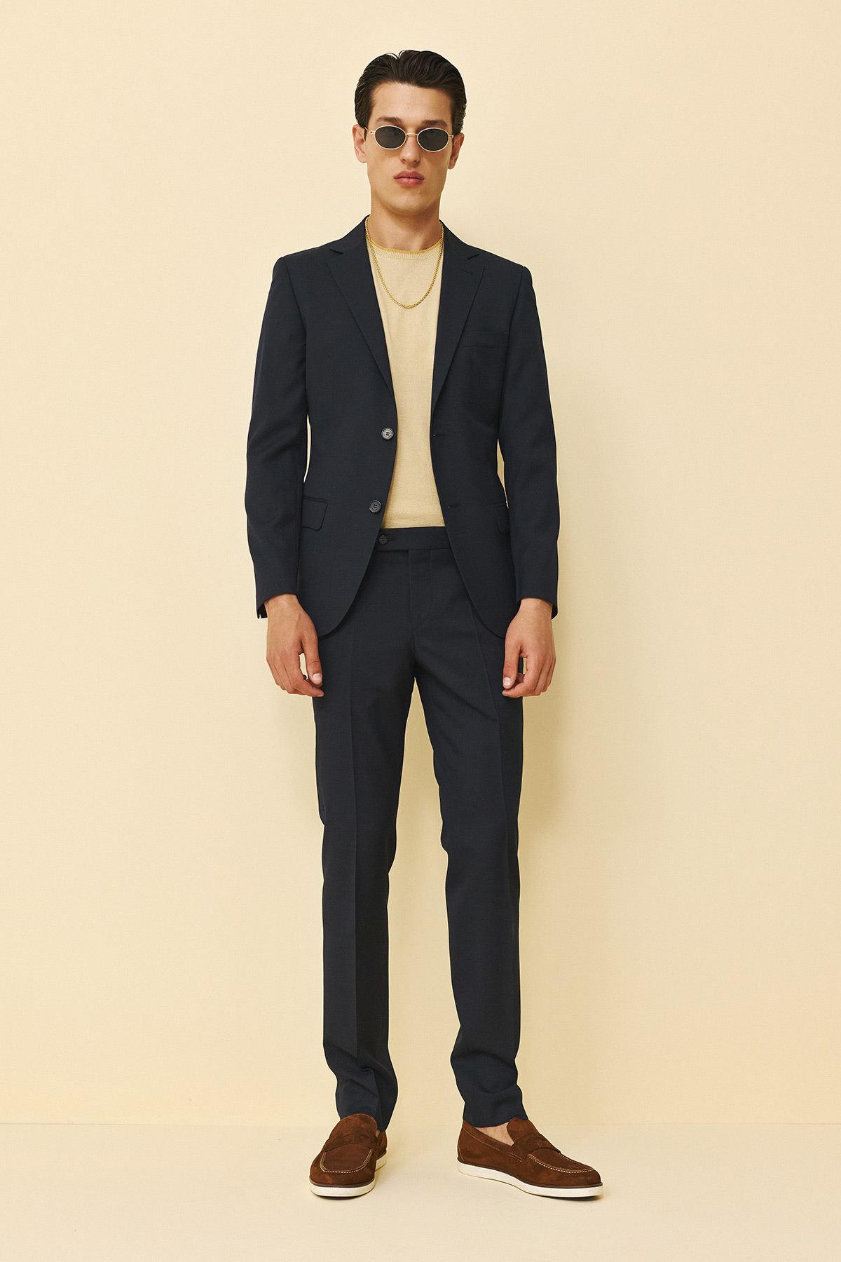 Guy Laroche Κοστούμι 10121-081 Slim Fit σε Blue Χρώμα - Image 3