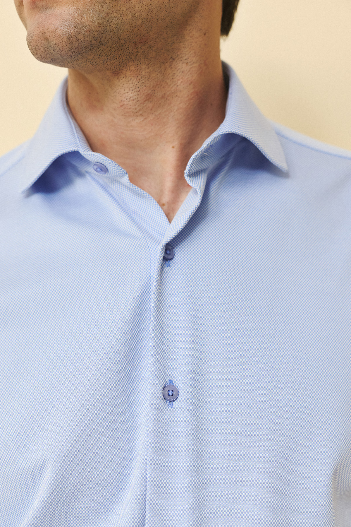 Guy Laroche Πουκάμισο Slim Fit σε SIEL Χρώμα - Image 3
