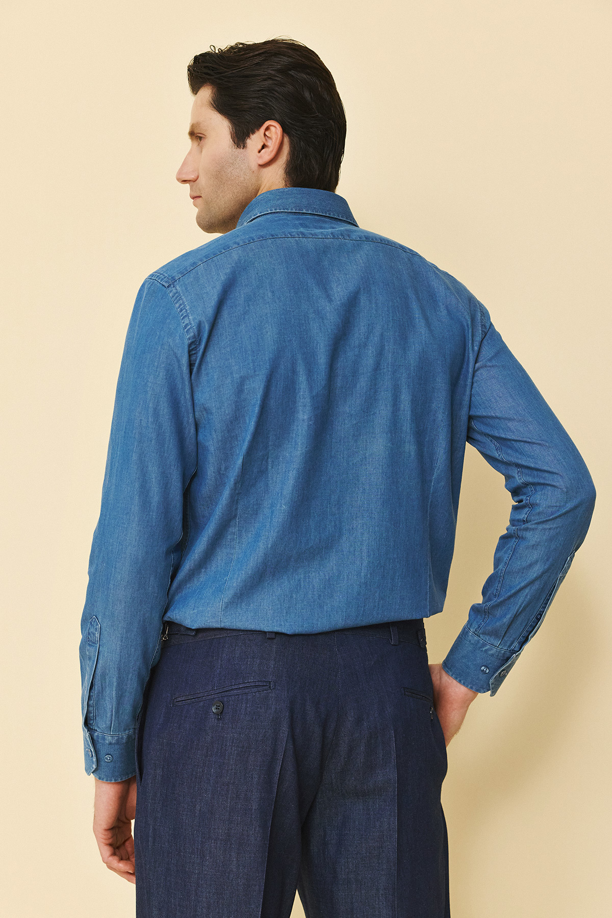 Guy Laroche Πουκάμισο Slim Fit σε L.BLUE Χρώμα - Image 5