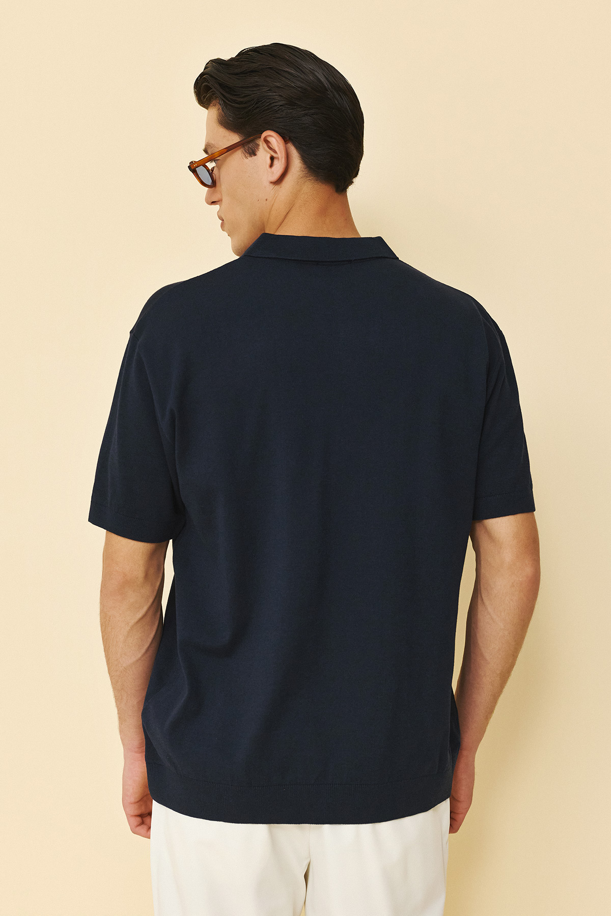 Guy Laroche Βαμβακερή Μπλούζα T-Shirt σε Blue Χρώμα - Image 3